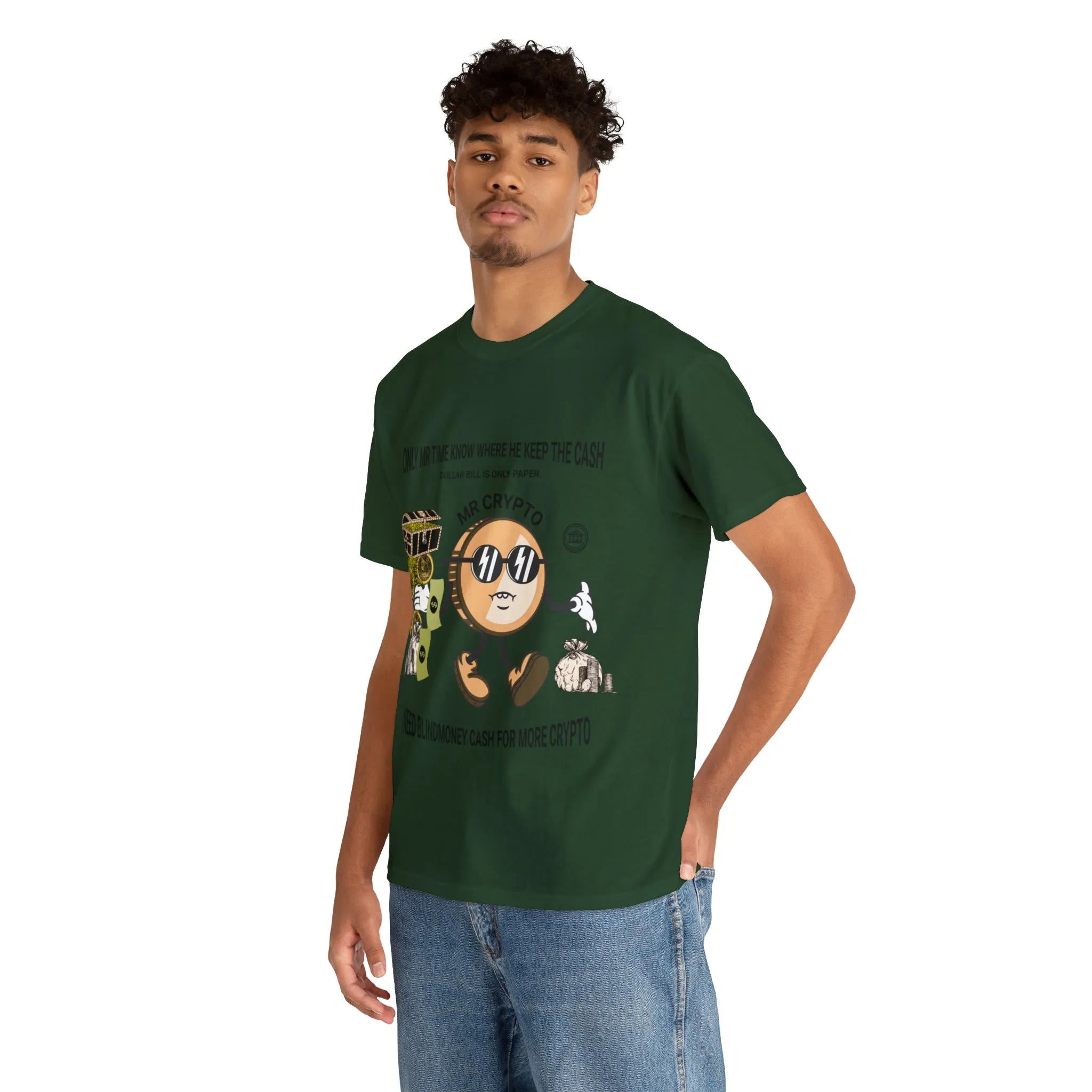 Unisex Heavy Cotton Tee  MR CRYPTO