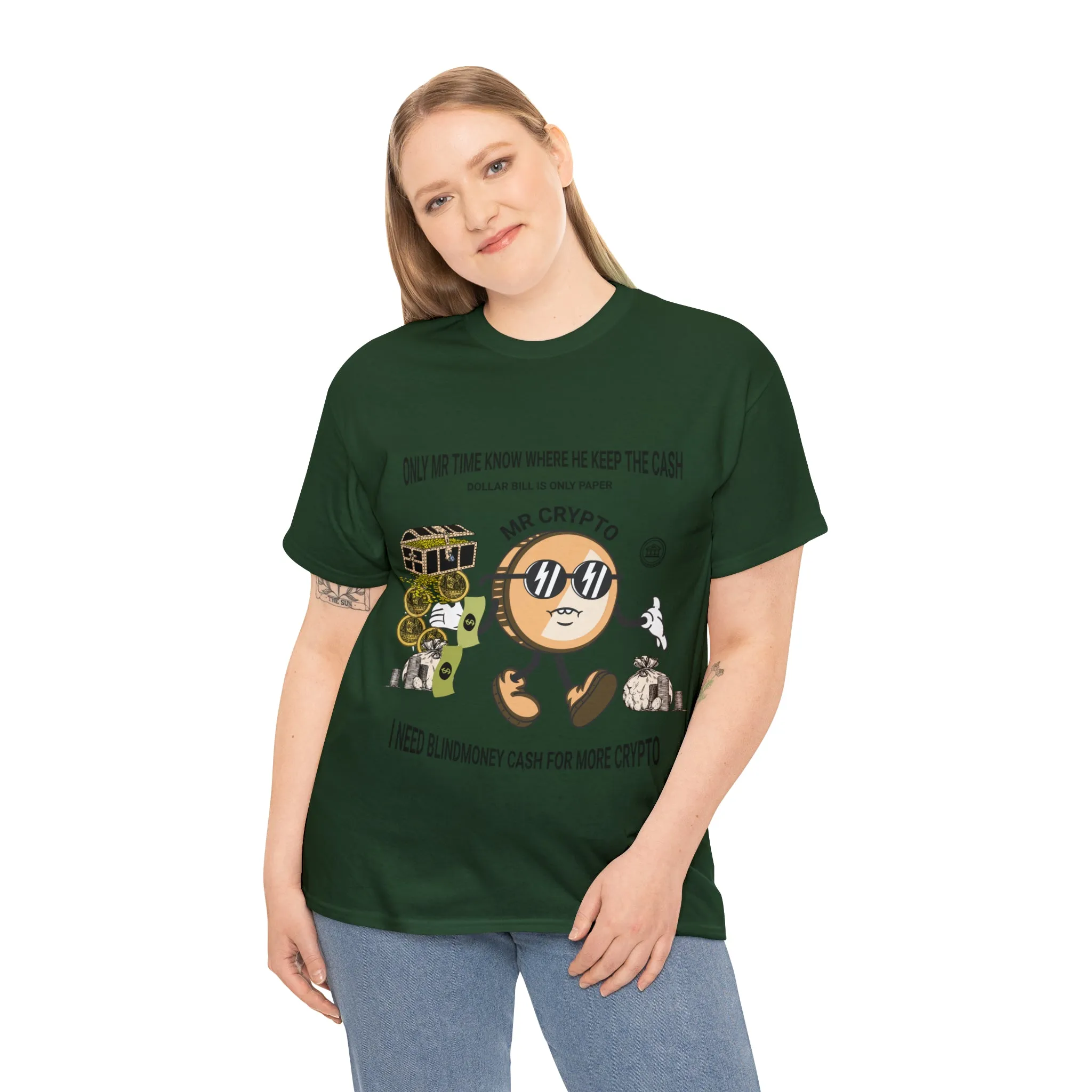 Unisex Heavy Cotton Tee  MR CRYPTO