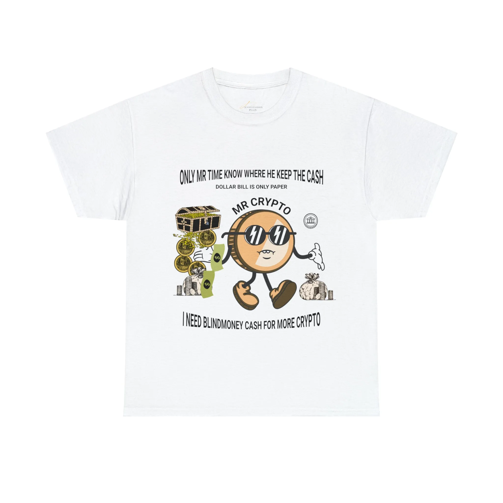 Unisex Heavy Cotton Tee  MR CRYPTO