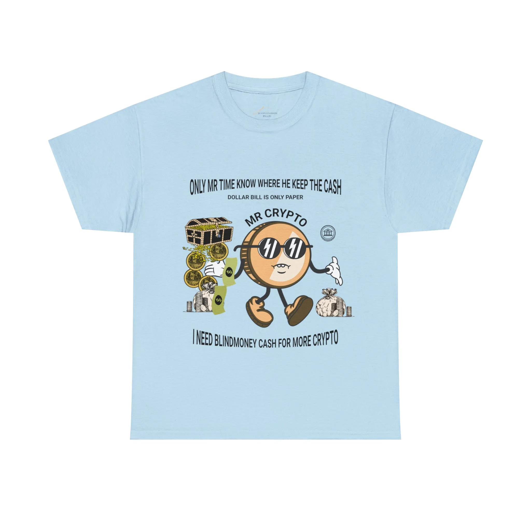 Unisex Heavy Cotton Tee  MR CRYPTO