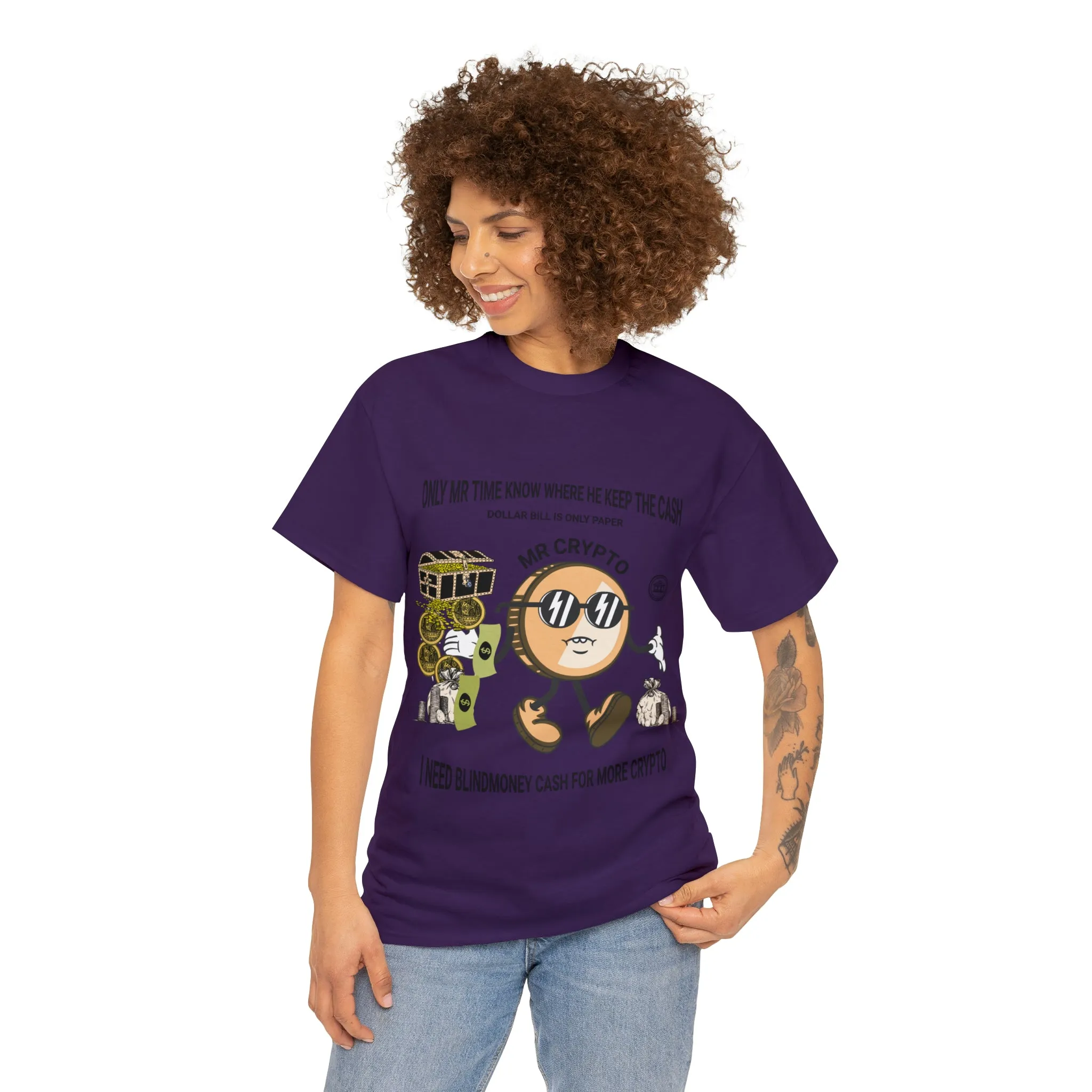 Unisex Heavy Cotton Tee  MR CRYPTO