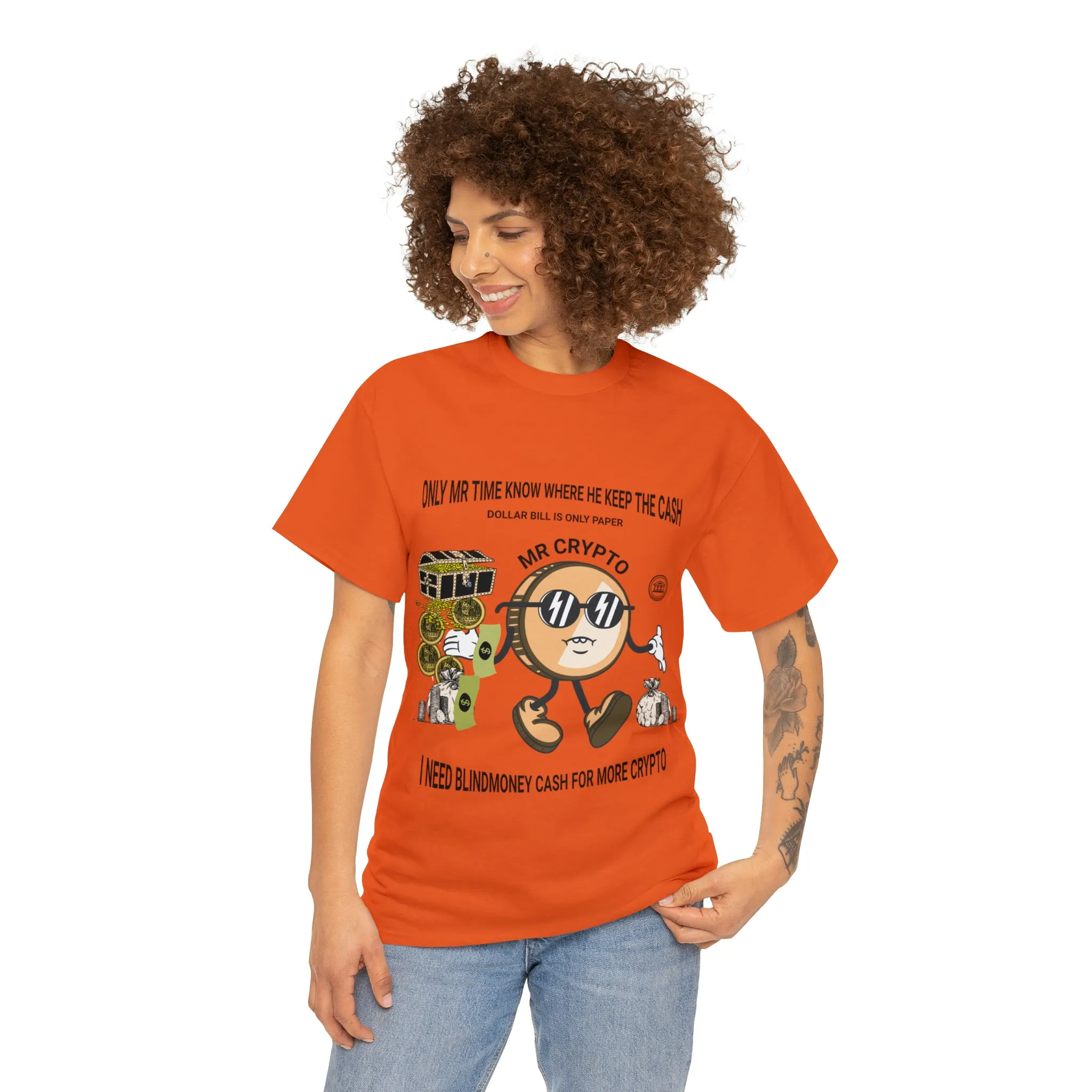 Unisex Heavy Cotton Tee  MR CRYPTO