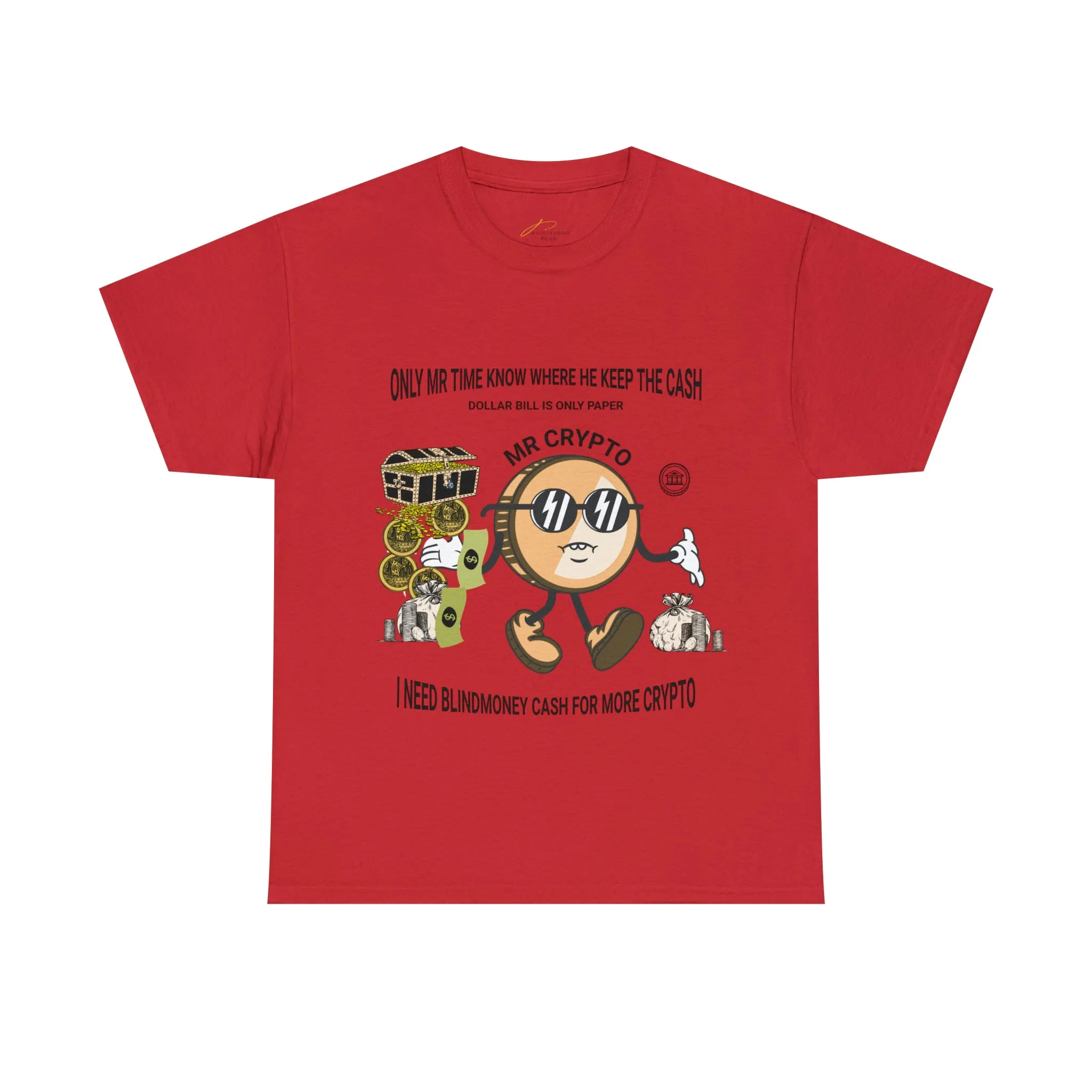 Unisex Heavy Cotton Tee  MR CRYPTO