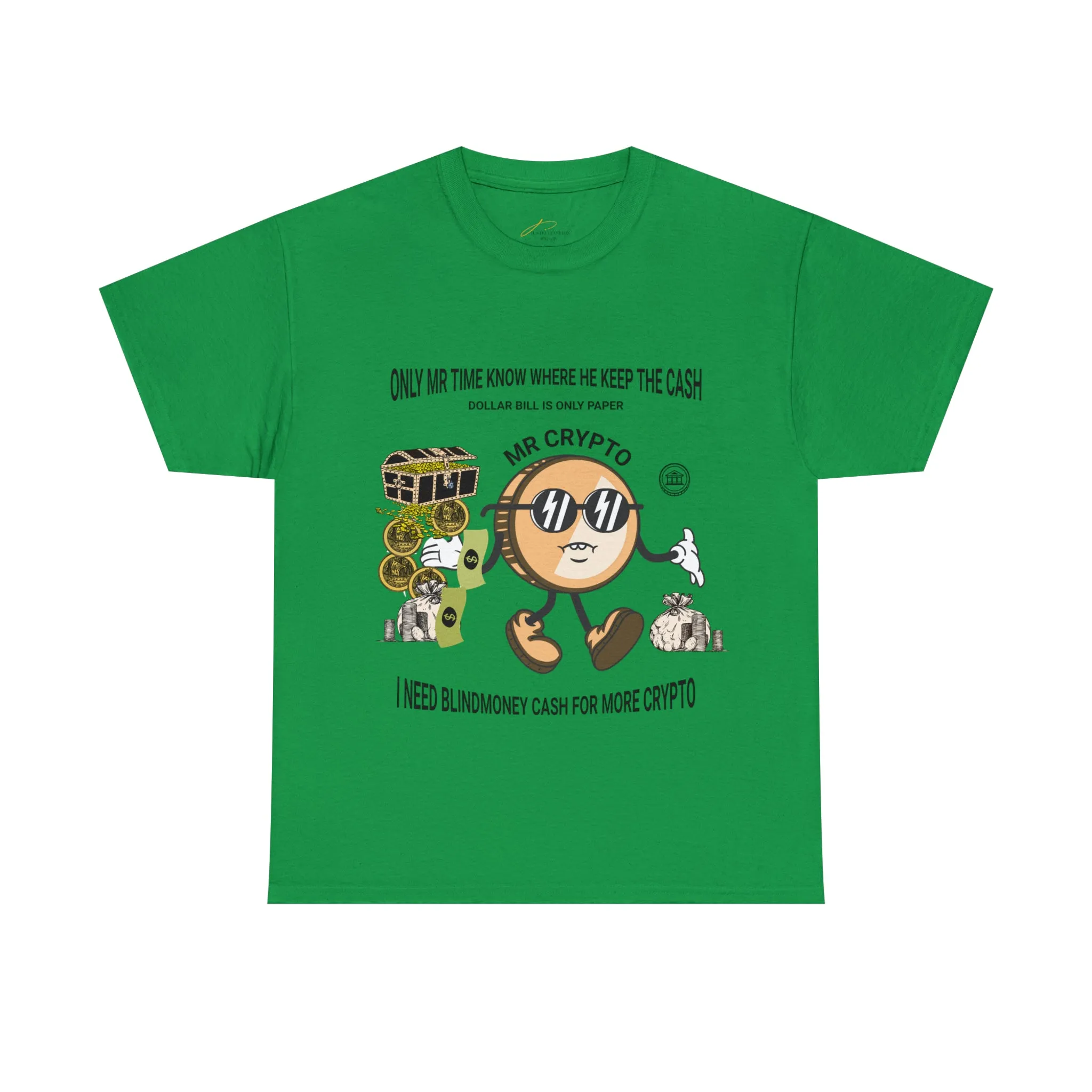 Unisex Heavy Cotton Tee  MR CRYPTO