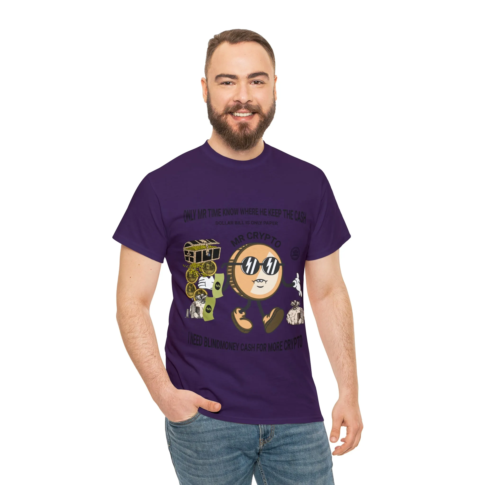 Unisex Heavy Cotton Tee  MR CRYPTO