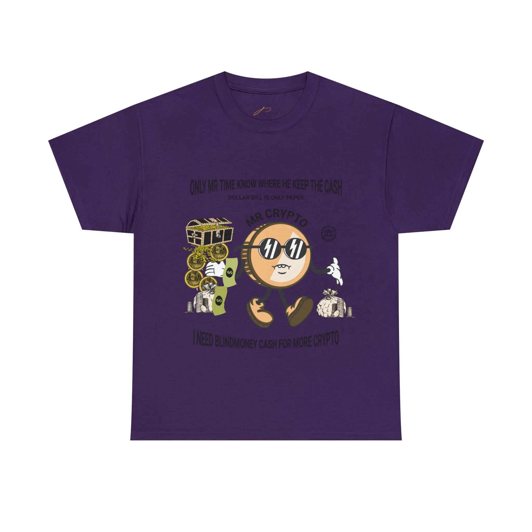 Unisex Heavy Cotton Tee  MR CRYPTO