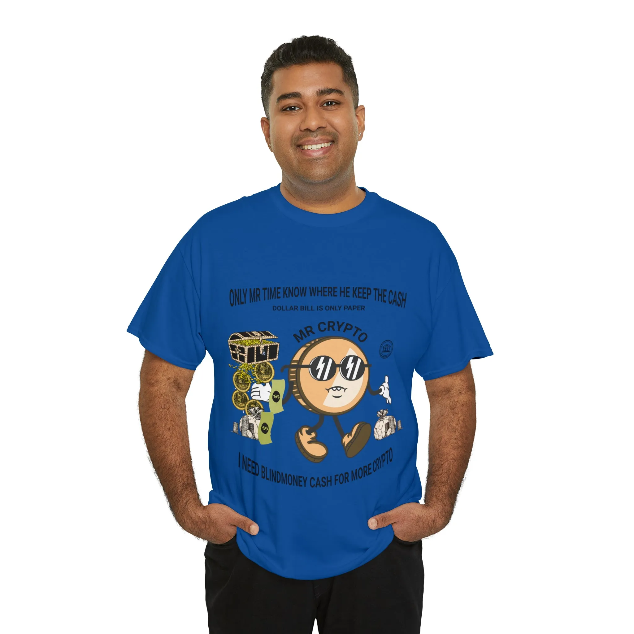 Unisex Heavy Cotton Tee  MR CRYPTO