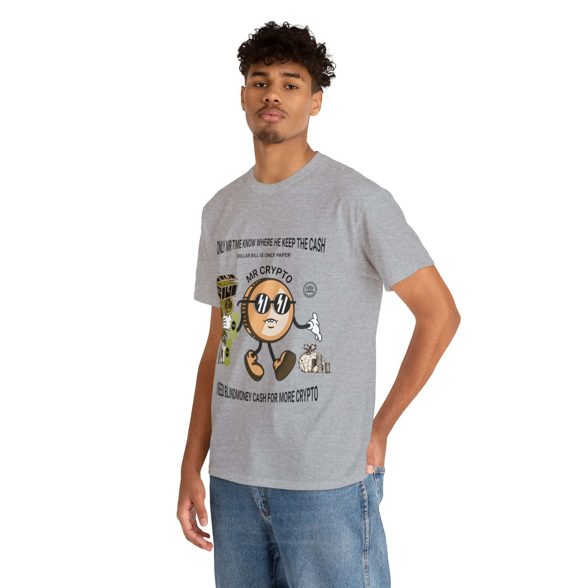 Unisex Heavy Cotton Tee  MR CRYPTO