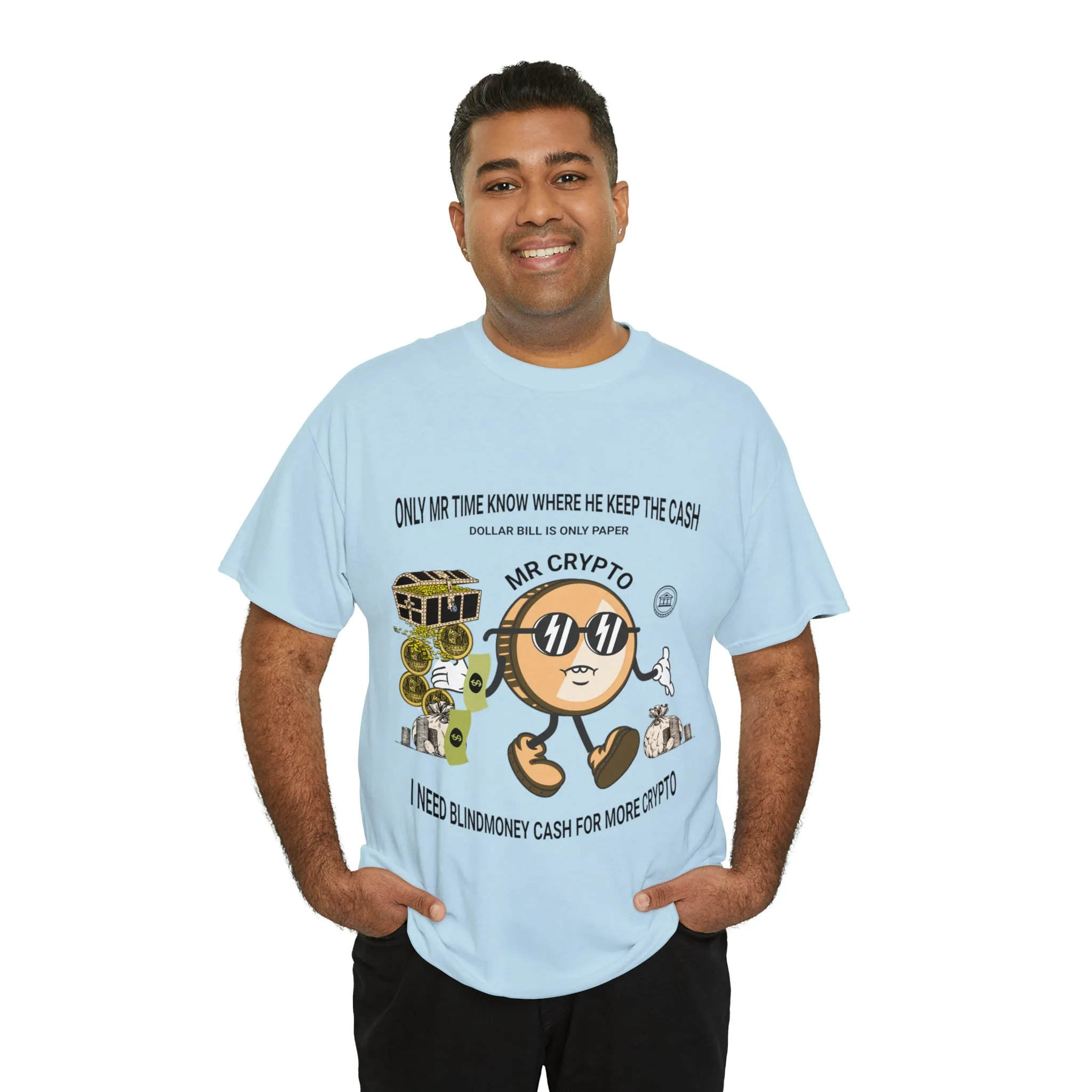 Unisex Heavy Cotton Tee  MR CRYPTO