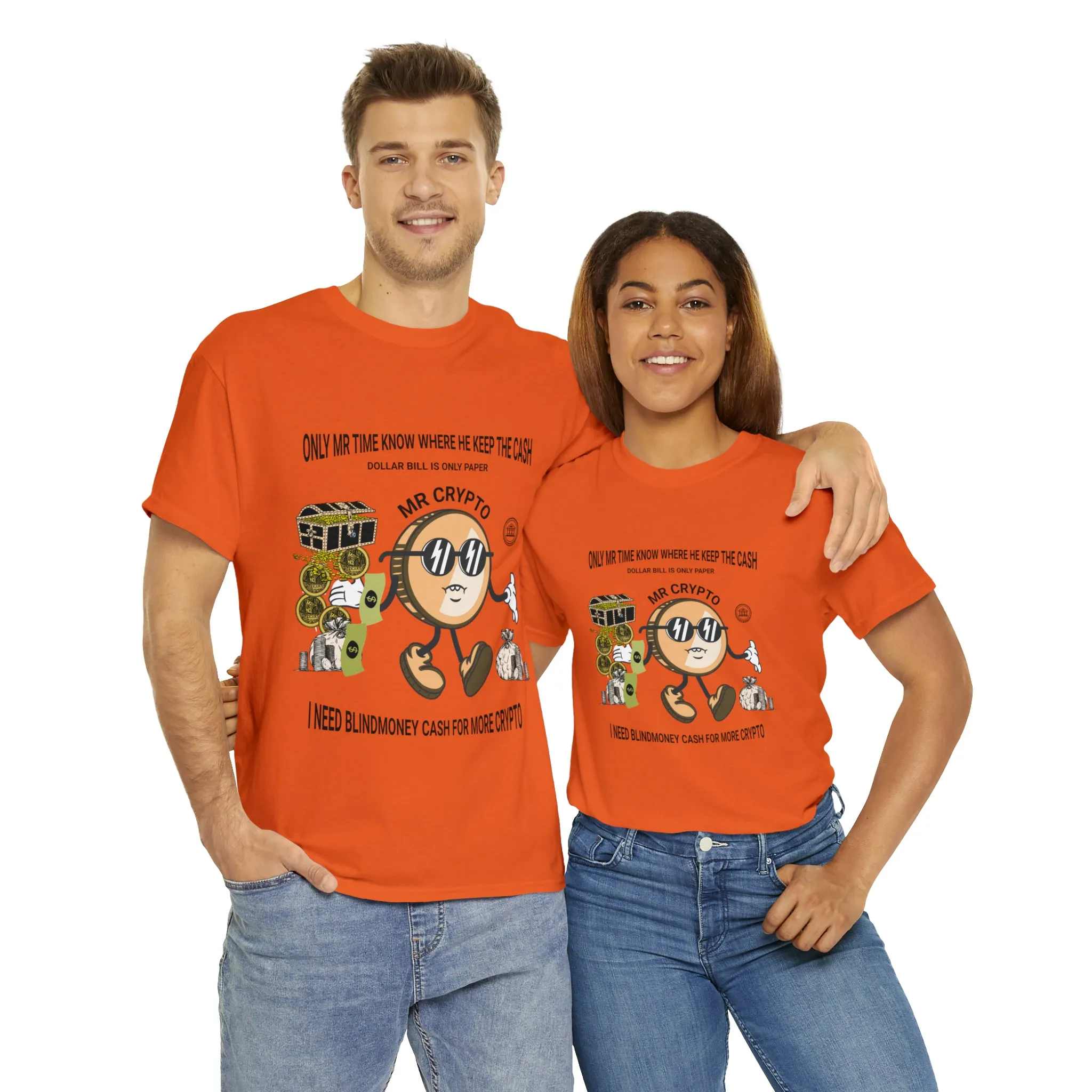 Unisex Heavy Cotton Tee  MR CRYPTO
