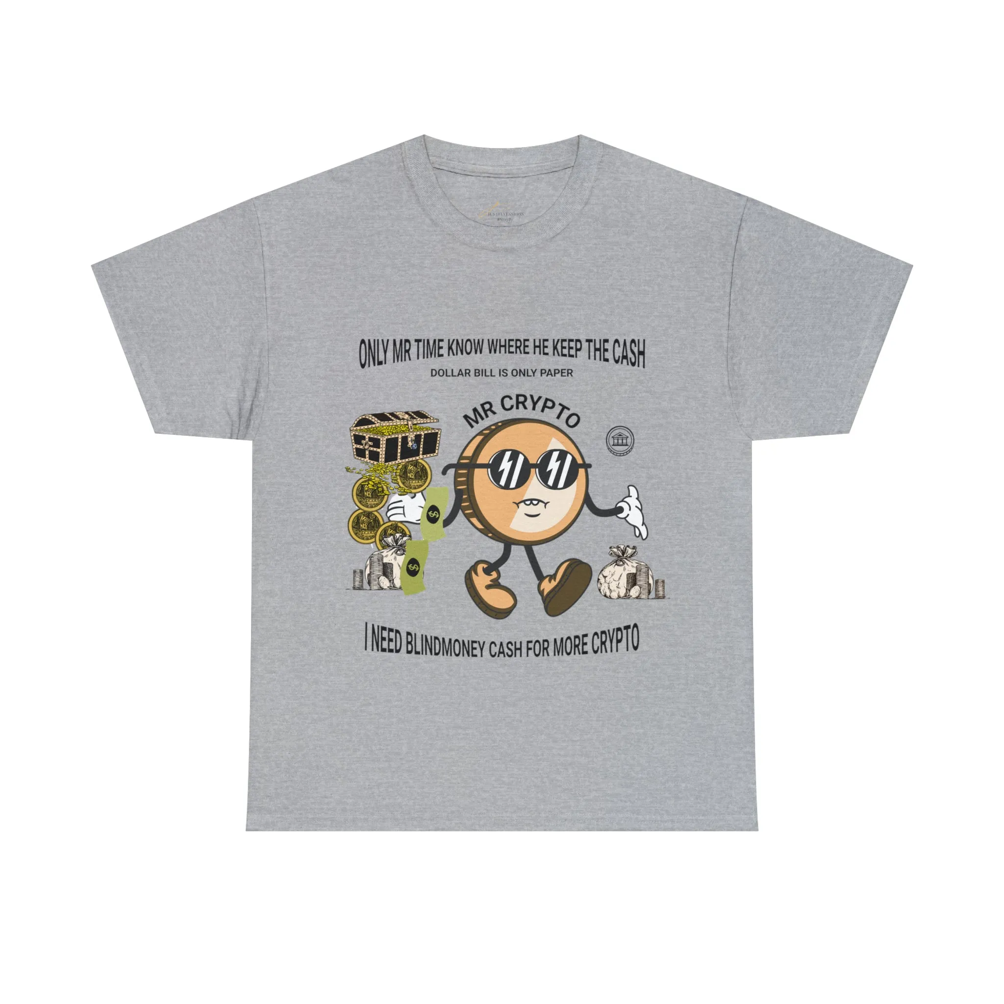 Unisex Heavy Cotton Tee  MR CRYPTO