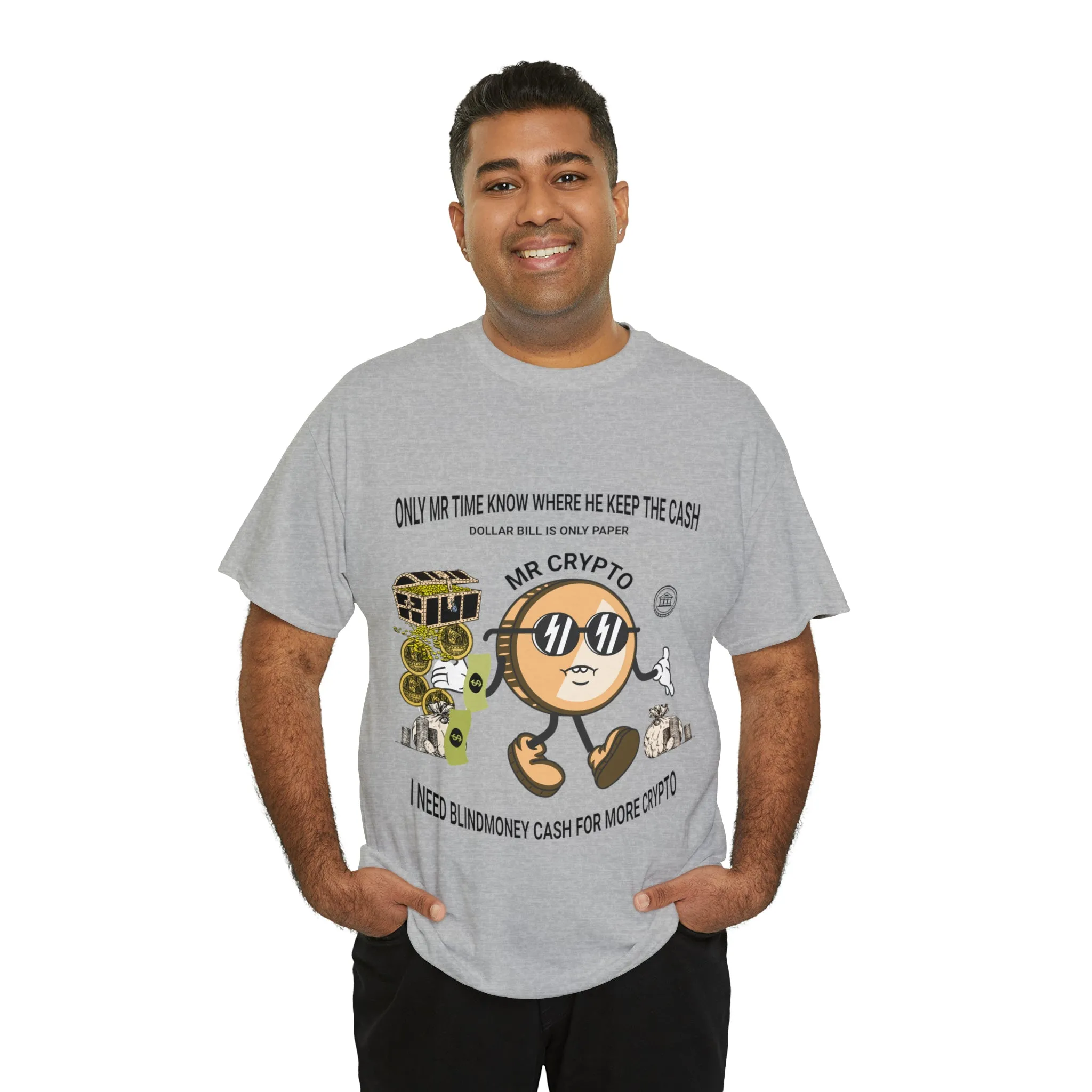 Unisex Heavy Cotton Tee  MR CRYPTO