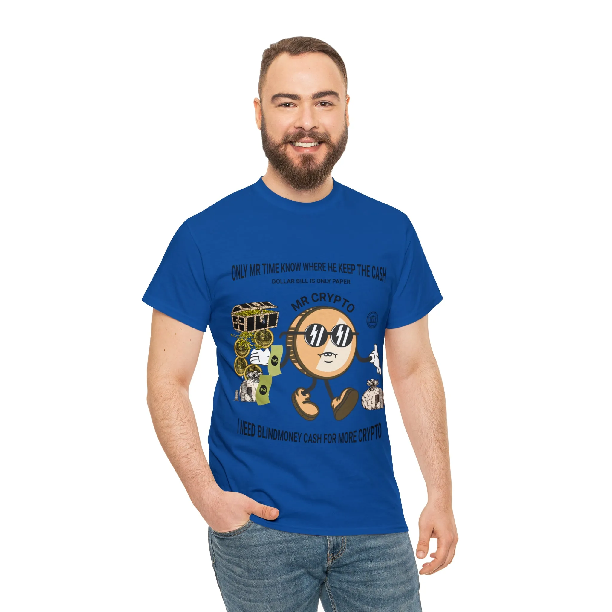 Unisex Heavy Cotton Tee  MR CRYPTO