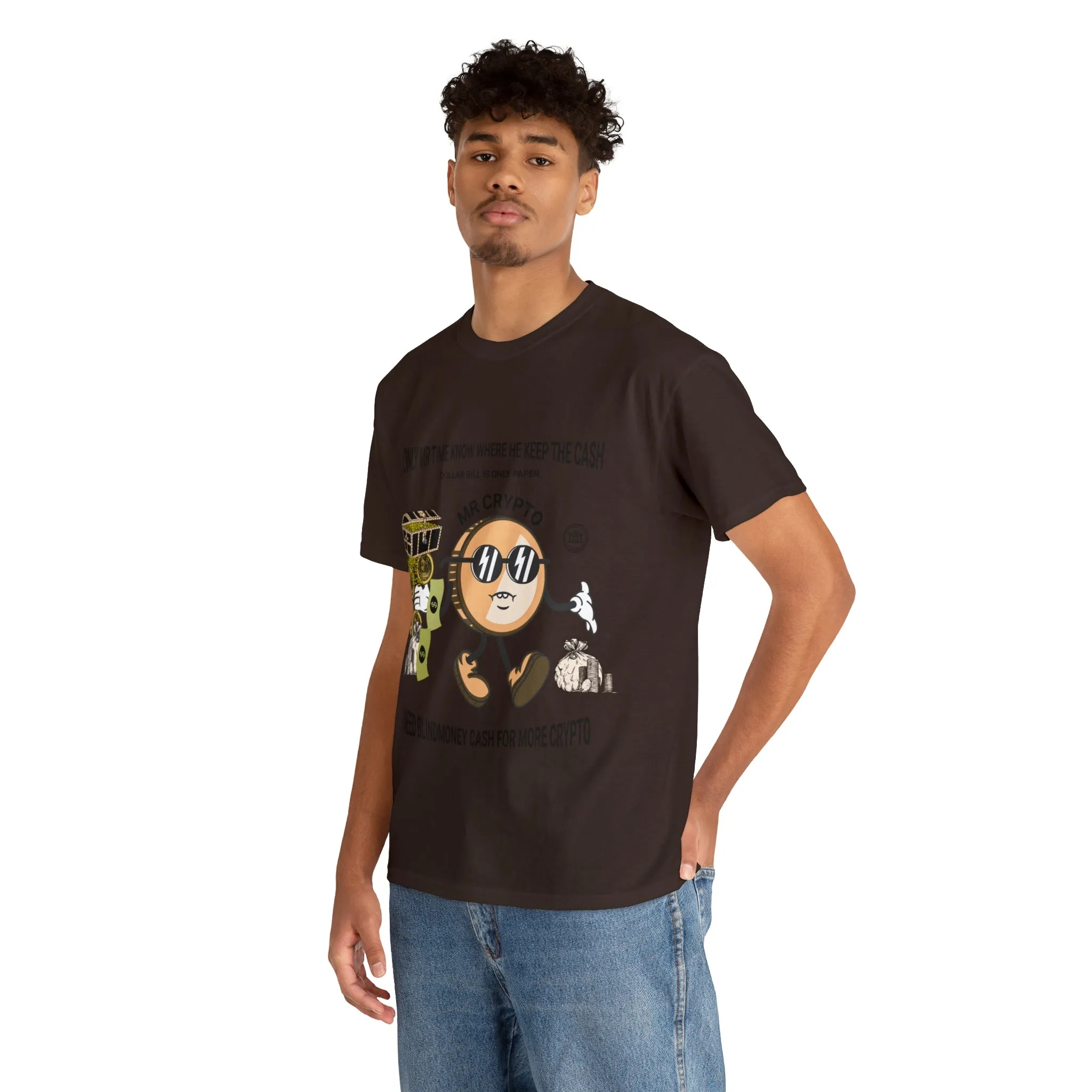 Unisex Heavy Cotton Tee  MR CRYPTO