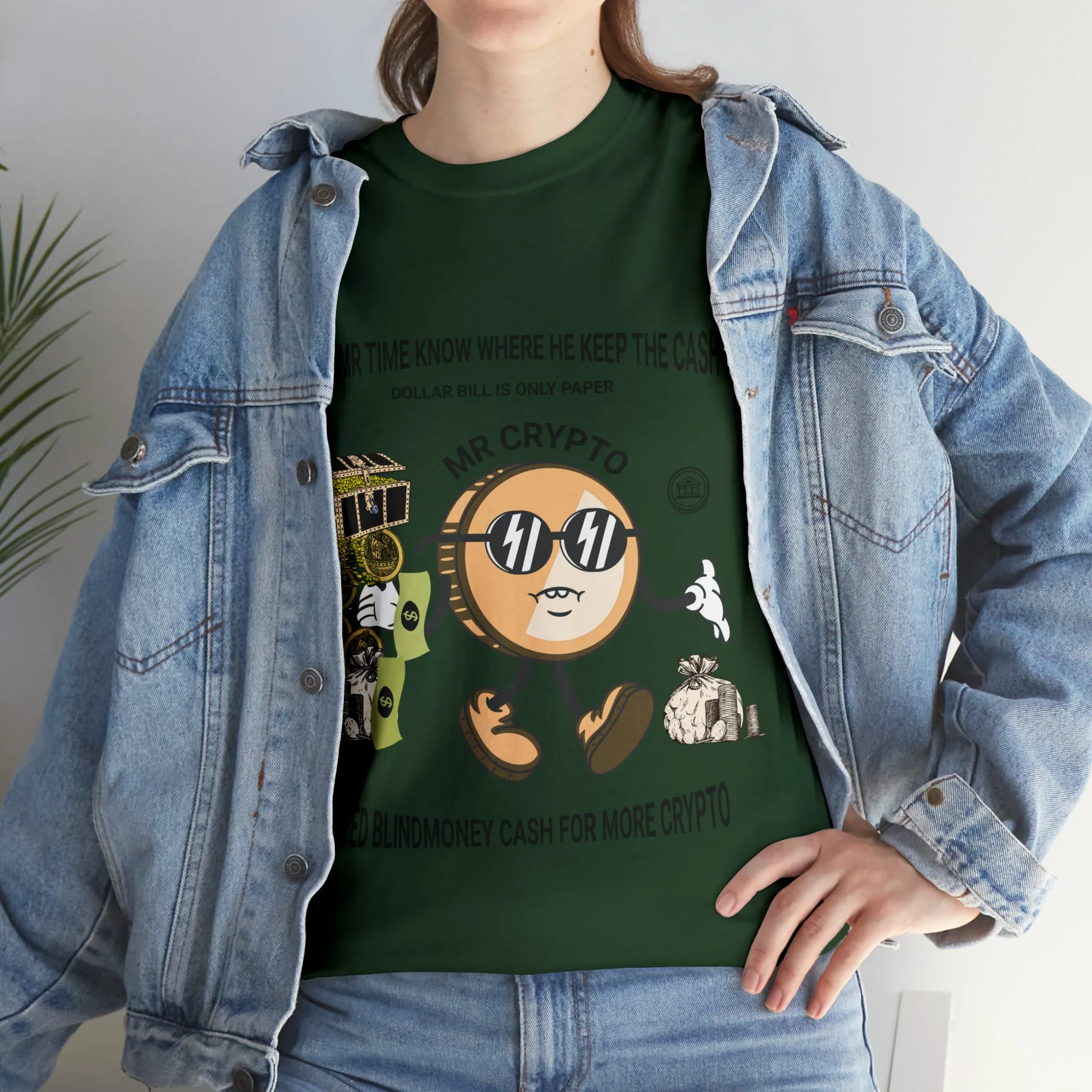 Unisex Heavy Cotton Tee  MR CRYPTO