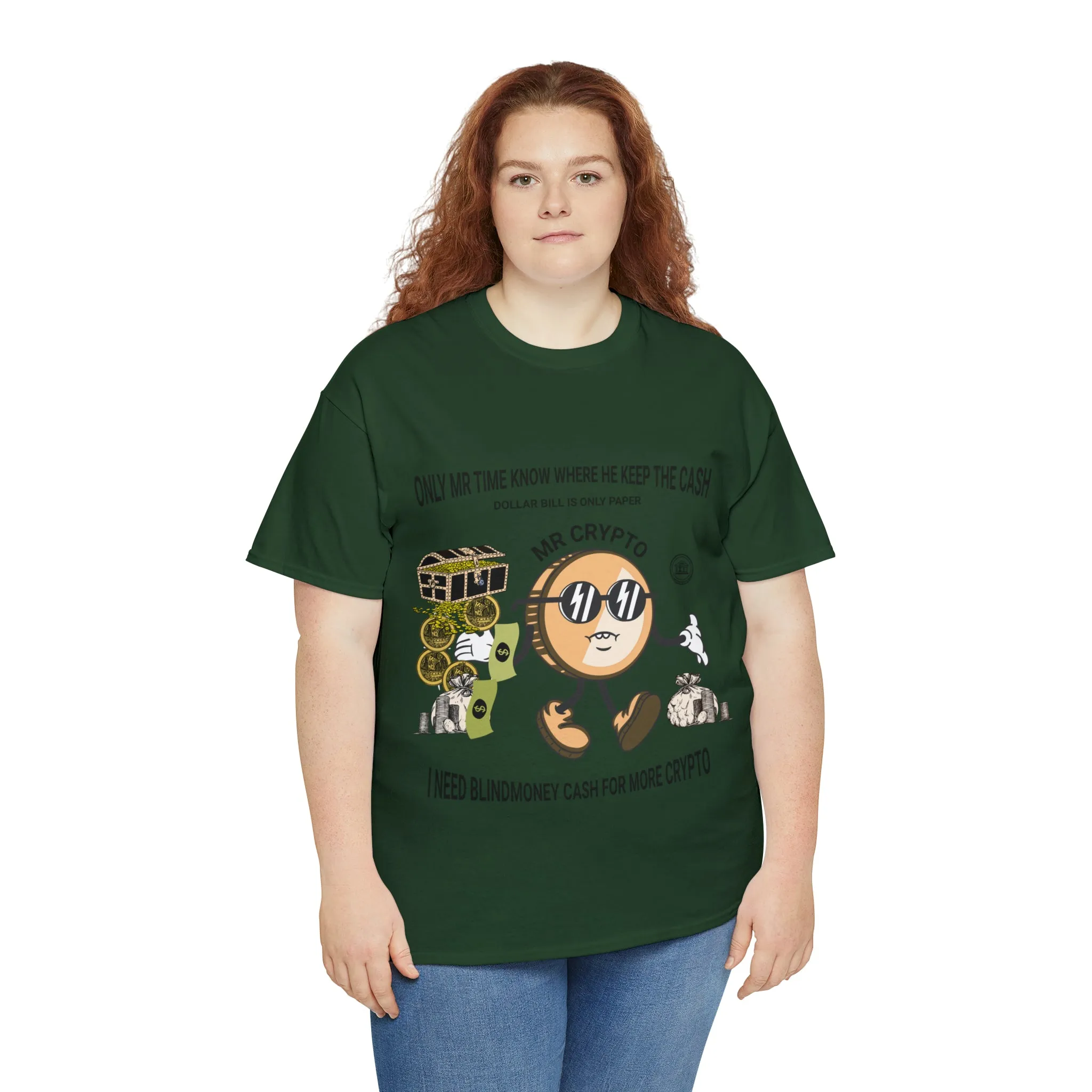 Unisex Heavy Cotton Tee  MR CRYPTO