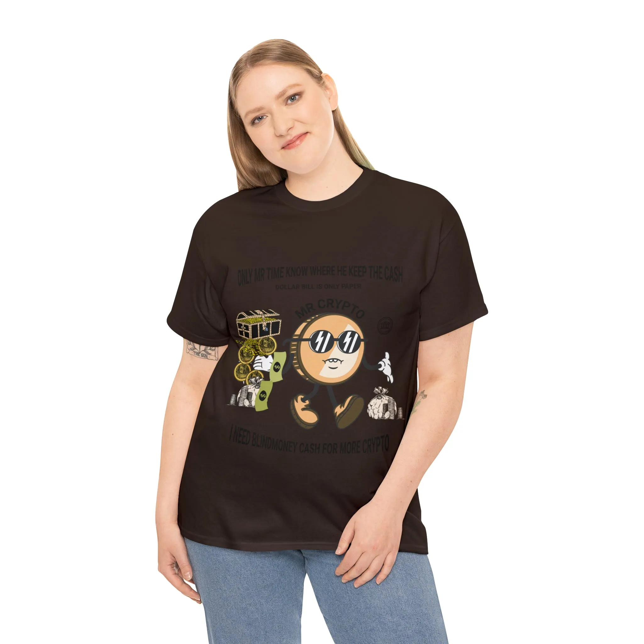 Unisex Heavy Cotton Tee  MR CRYPTO