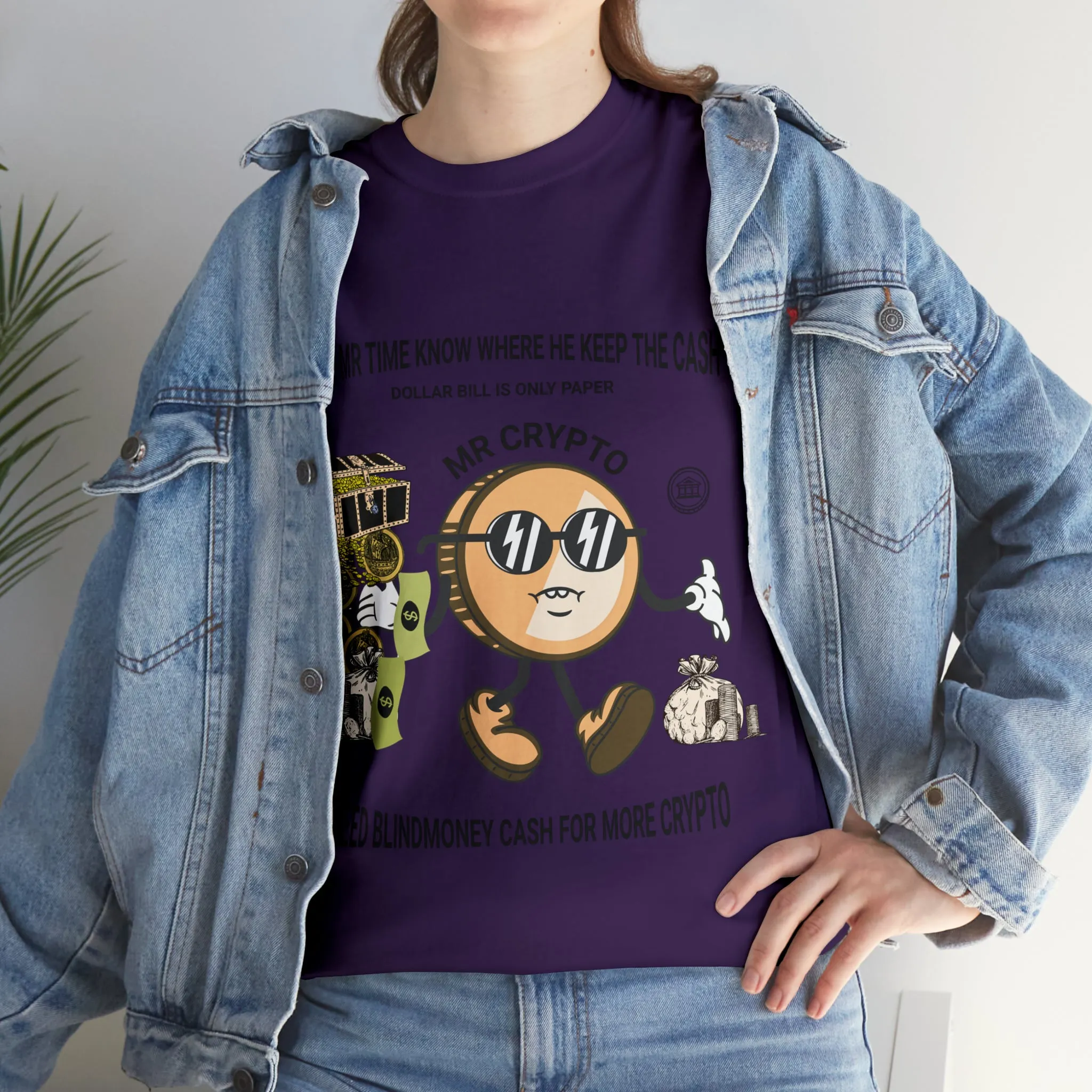 Unisex Heavy Cotton Tee  MR CRYPTO
