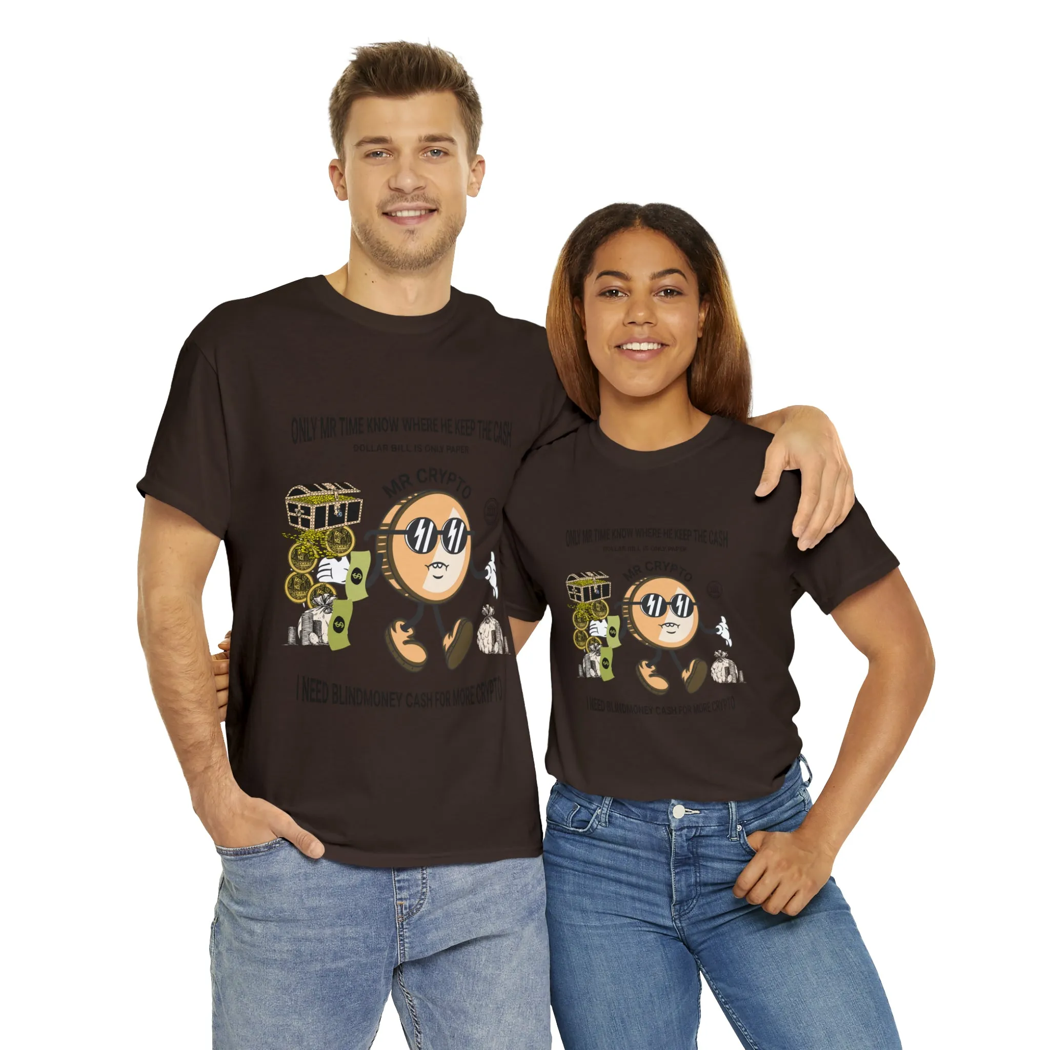 Unisex Heavy Cotton Tee  MR CRYPTO