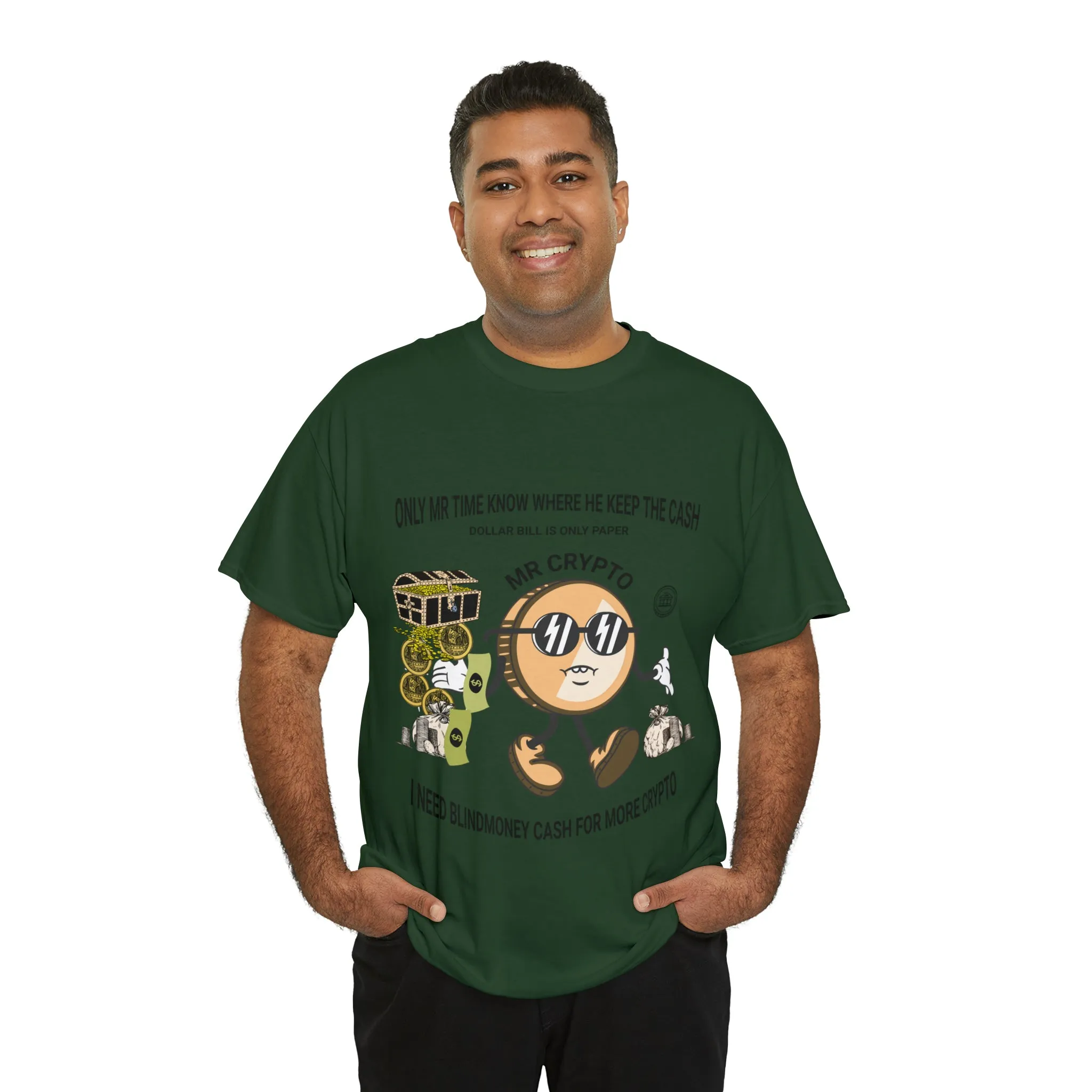 Unisex Heavy Cotton Tee  MR CRYPTO