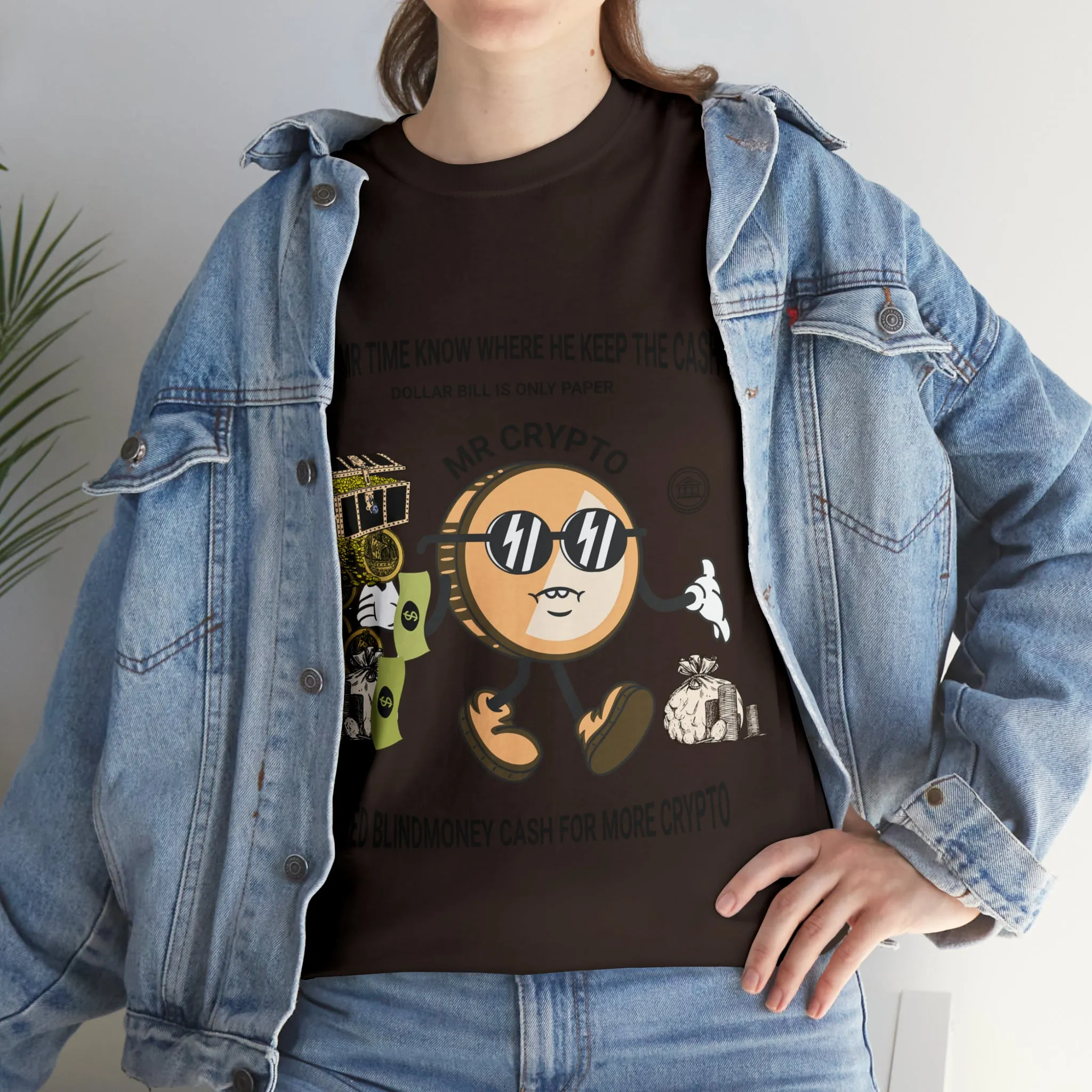 Unisex Heavy Cotton Tee  MR CRYPTO