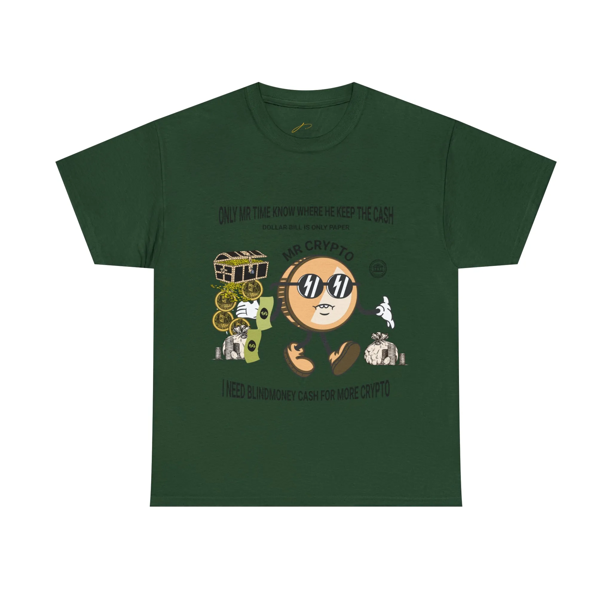 Unisex Heavy Cotton Tee  MR CRYPTO