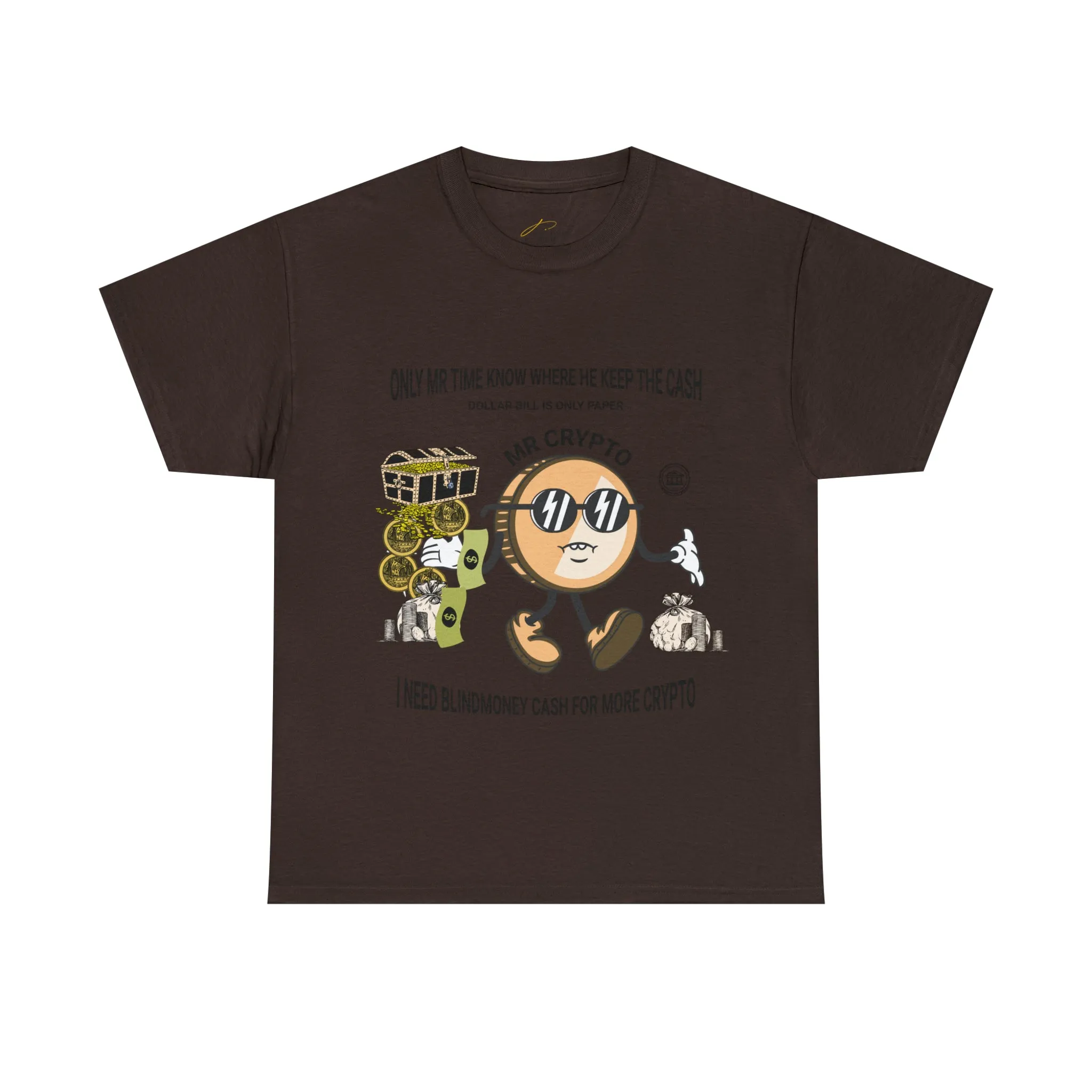 Unisex Heavy Cotton Tee  MR CRYPTO