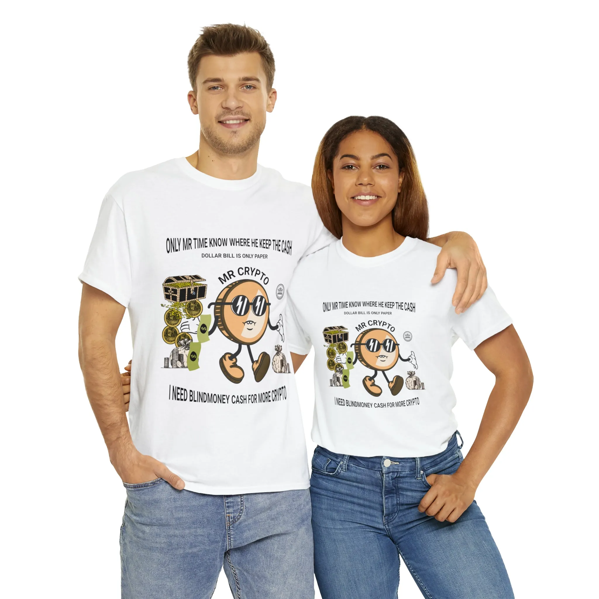 Unisex Heavy Cotton Tee  MR CRYPTO