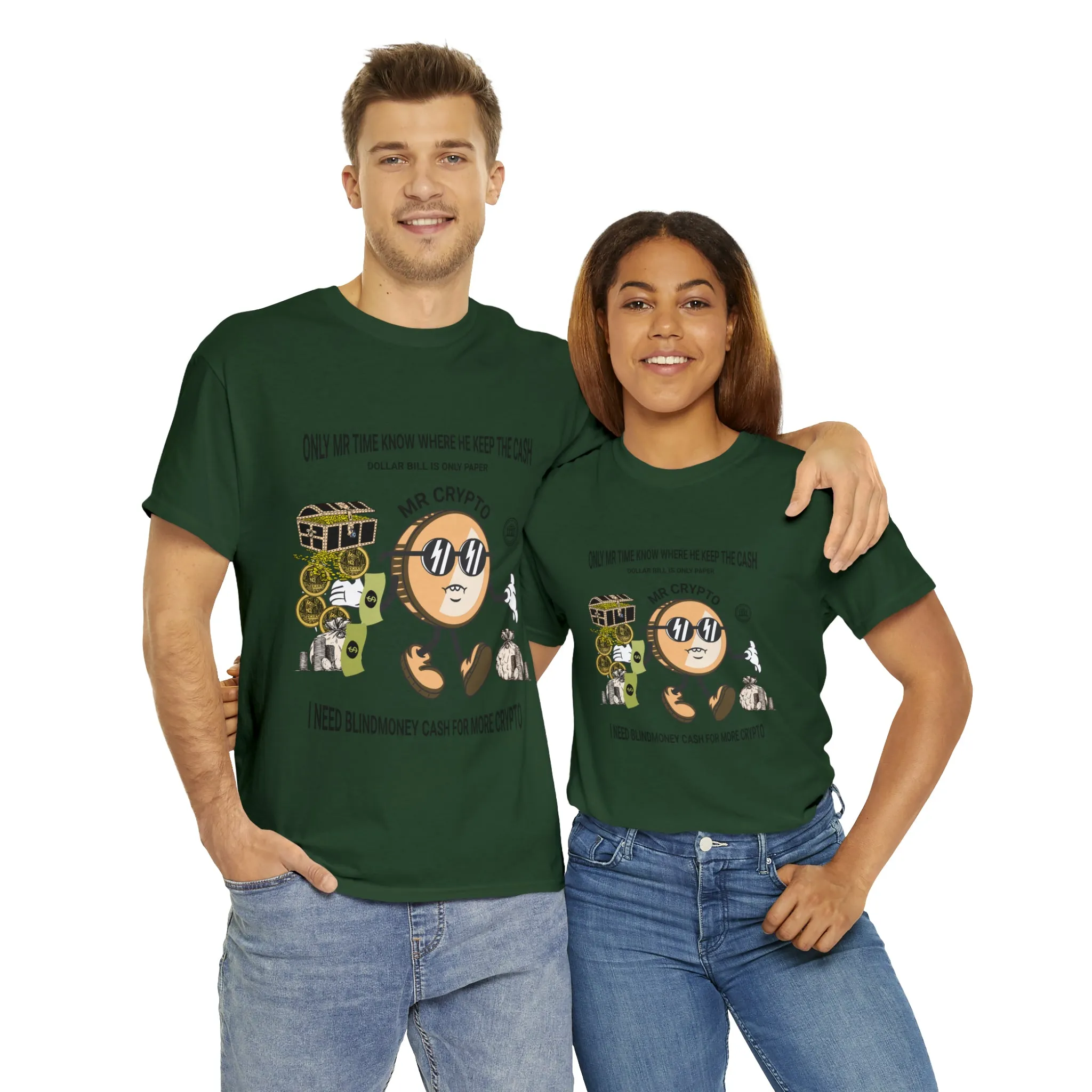 Unisex Heavy Cotton Tee  MR CRYPTO