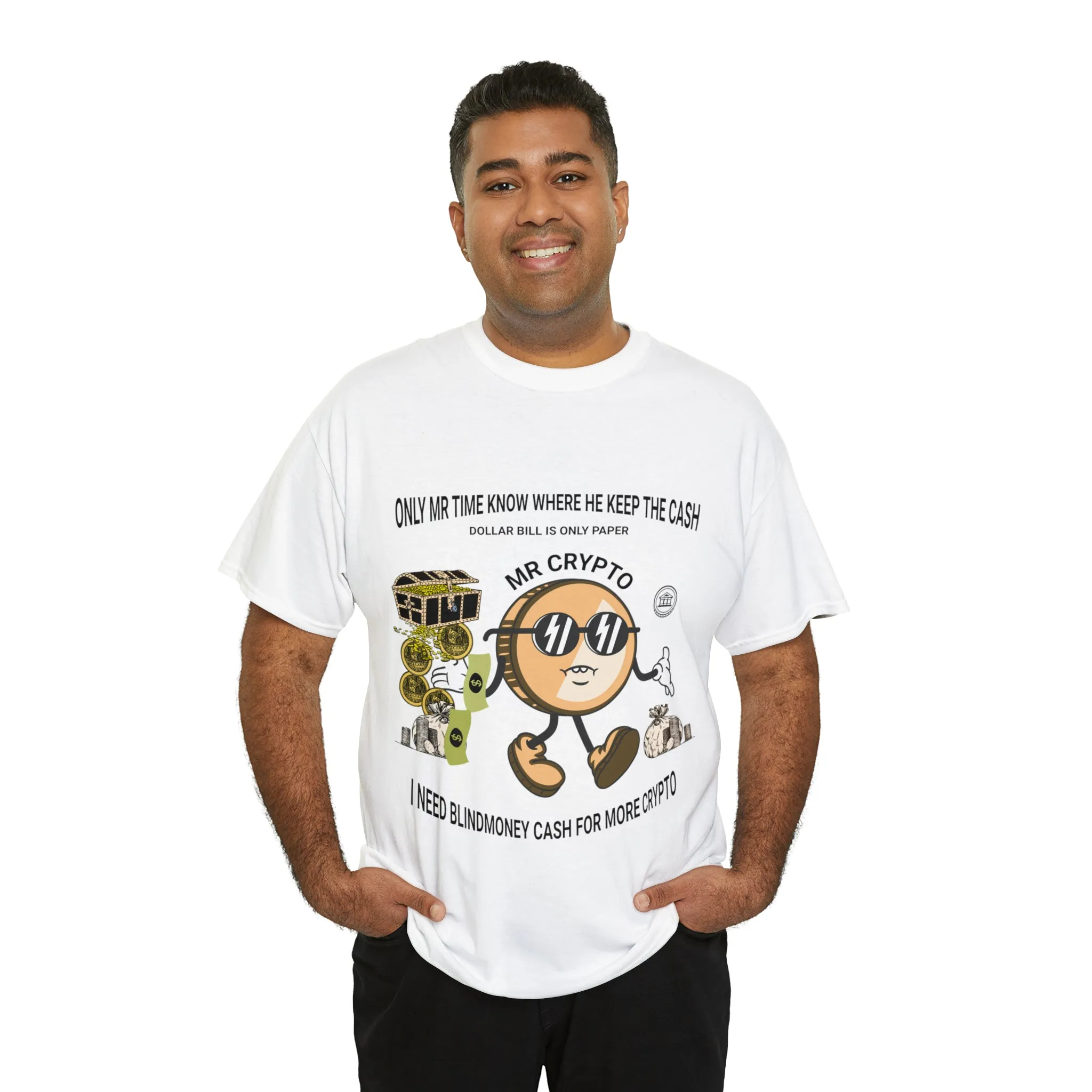 Unisex Heavy Cotton Tee  MR CRYPTO