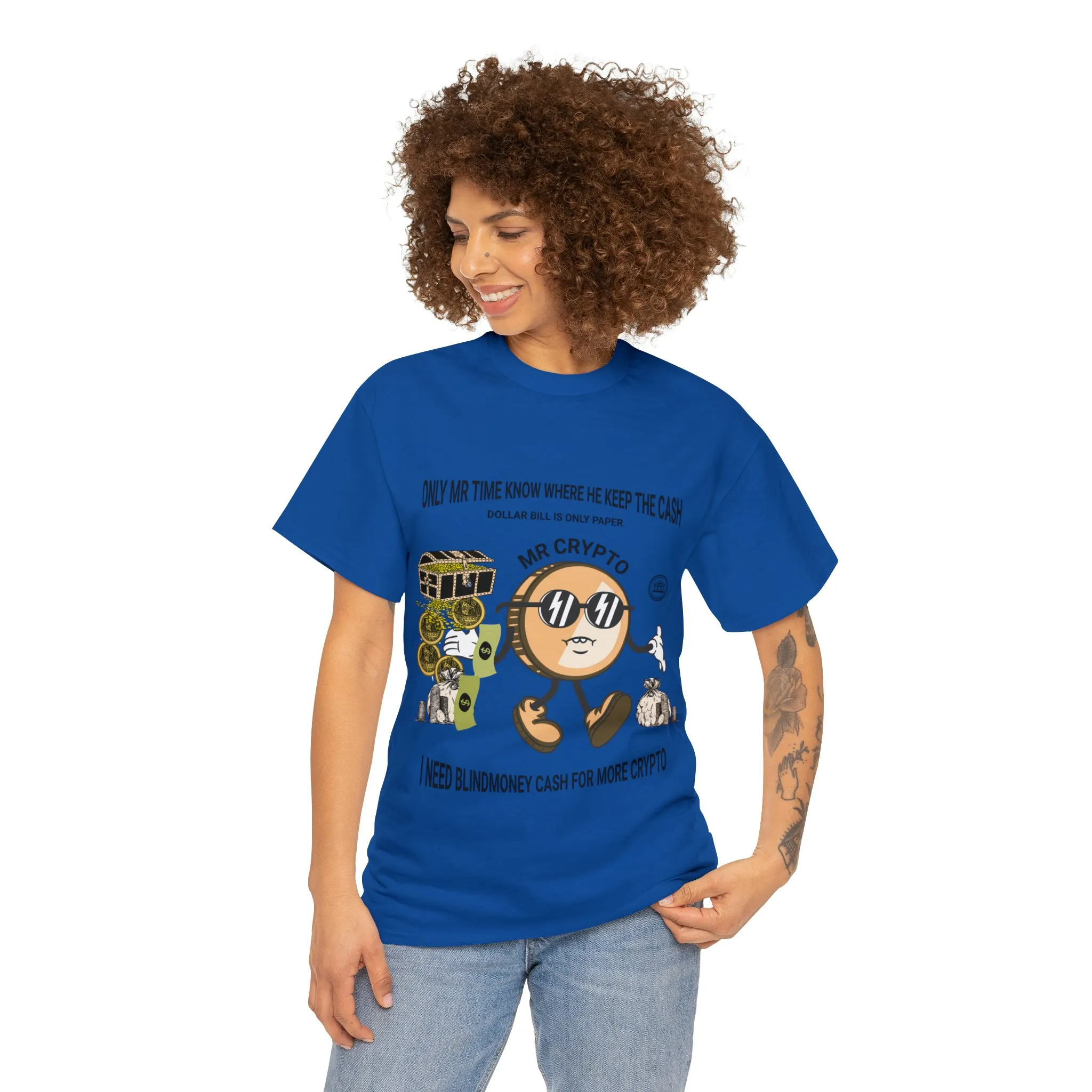 Unisex Heavy Cotton Tee  MR CRYPTO