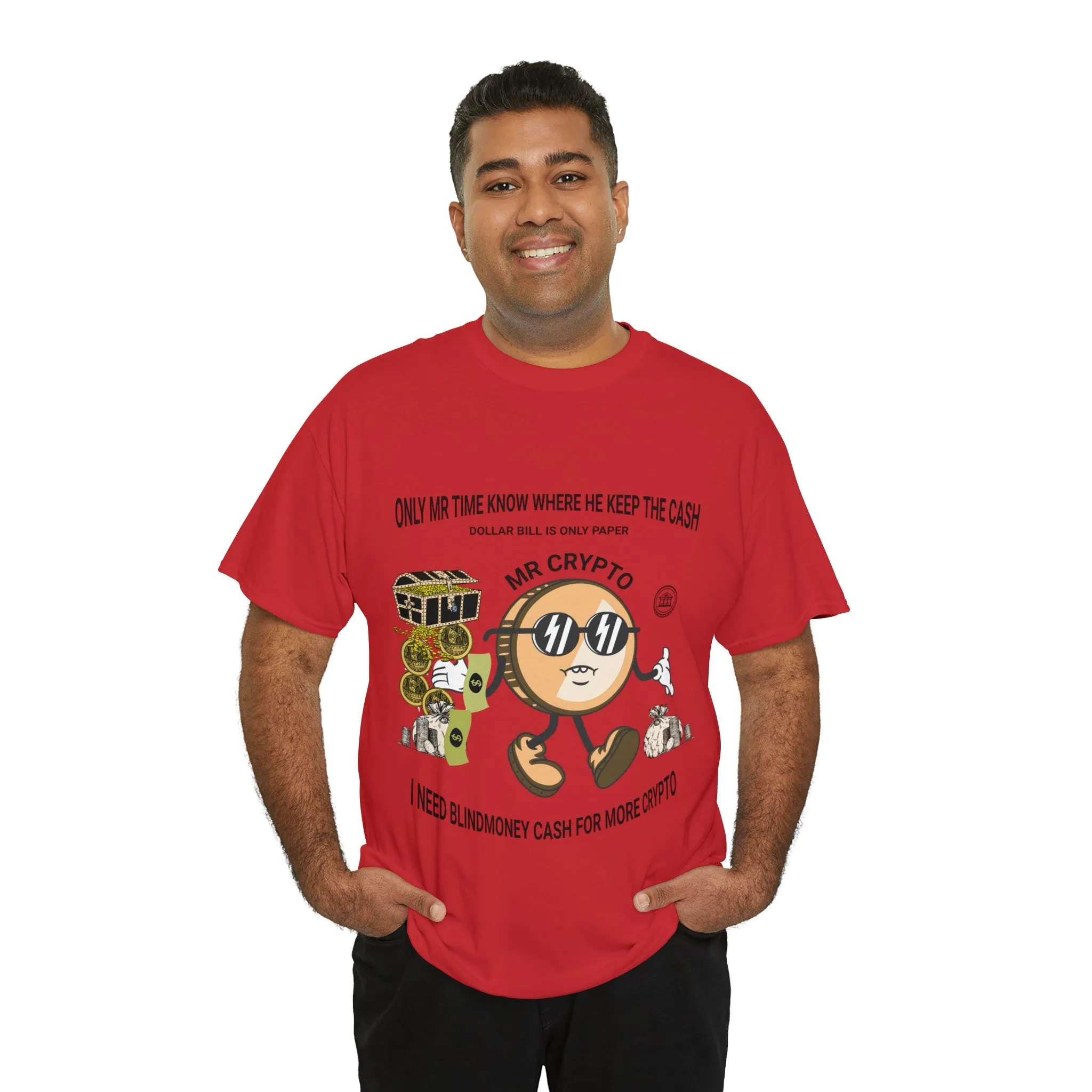 Unisex Heavy Cotton Tee  MR CRYPTO