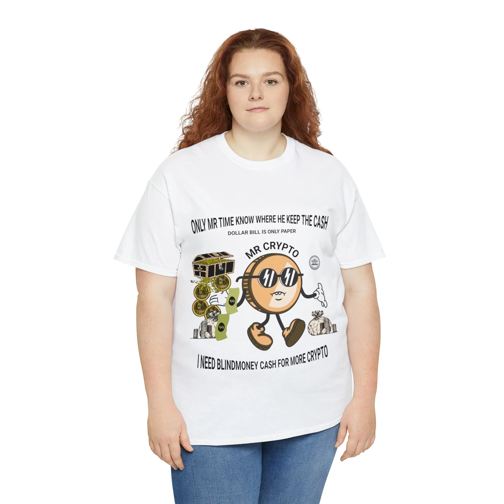 Unisex Heavy Cotton Tee  MR CRYPTO
