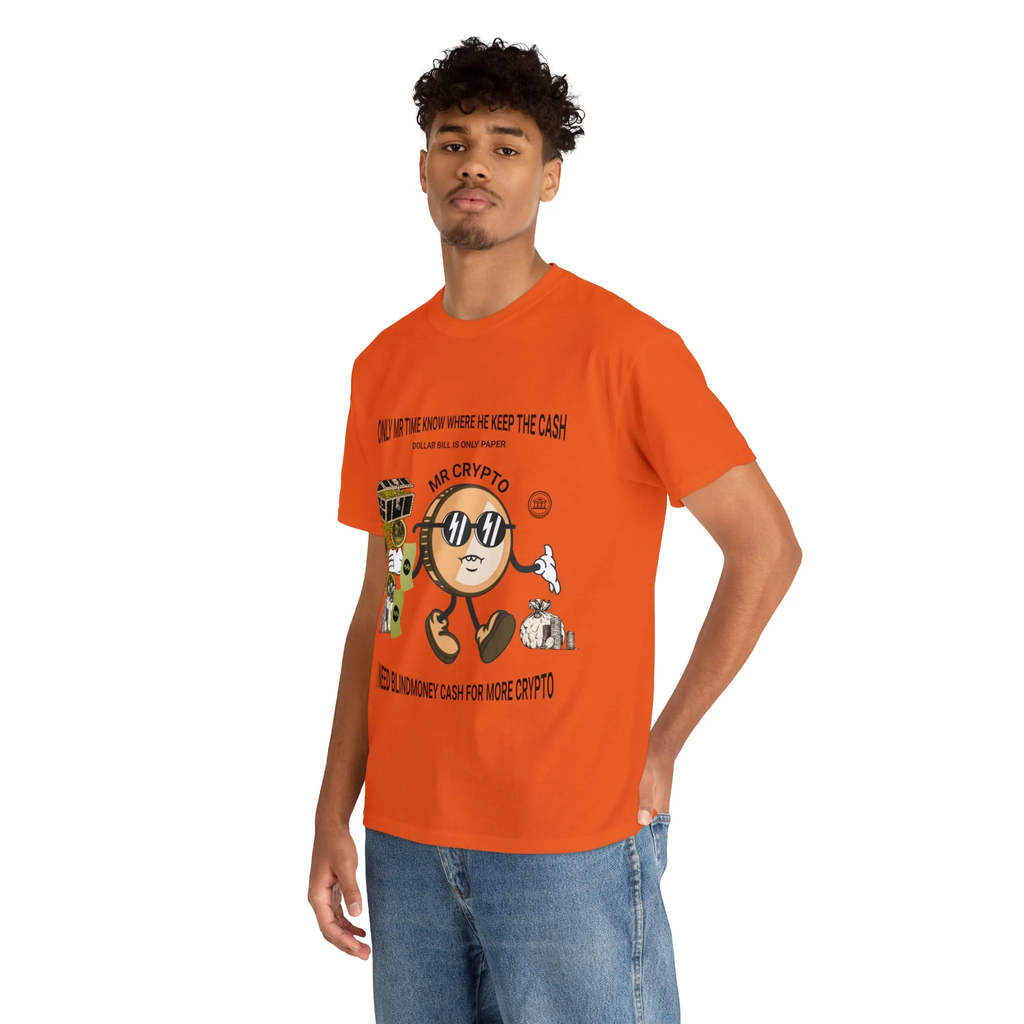 Unisex Heavy Cotton Tee  MR CRYPTO