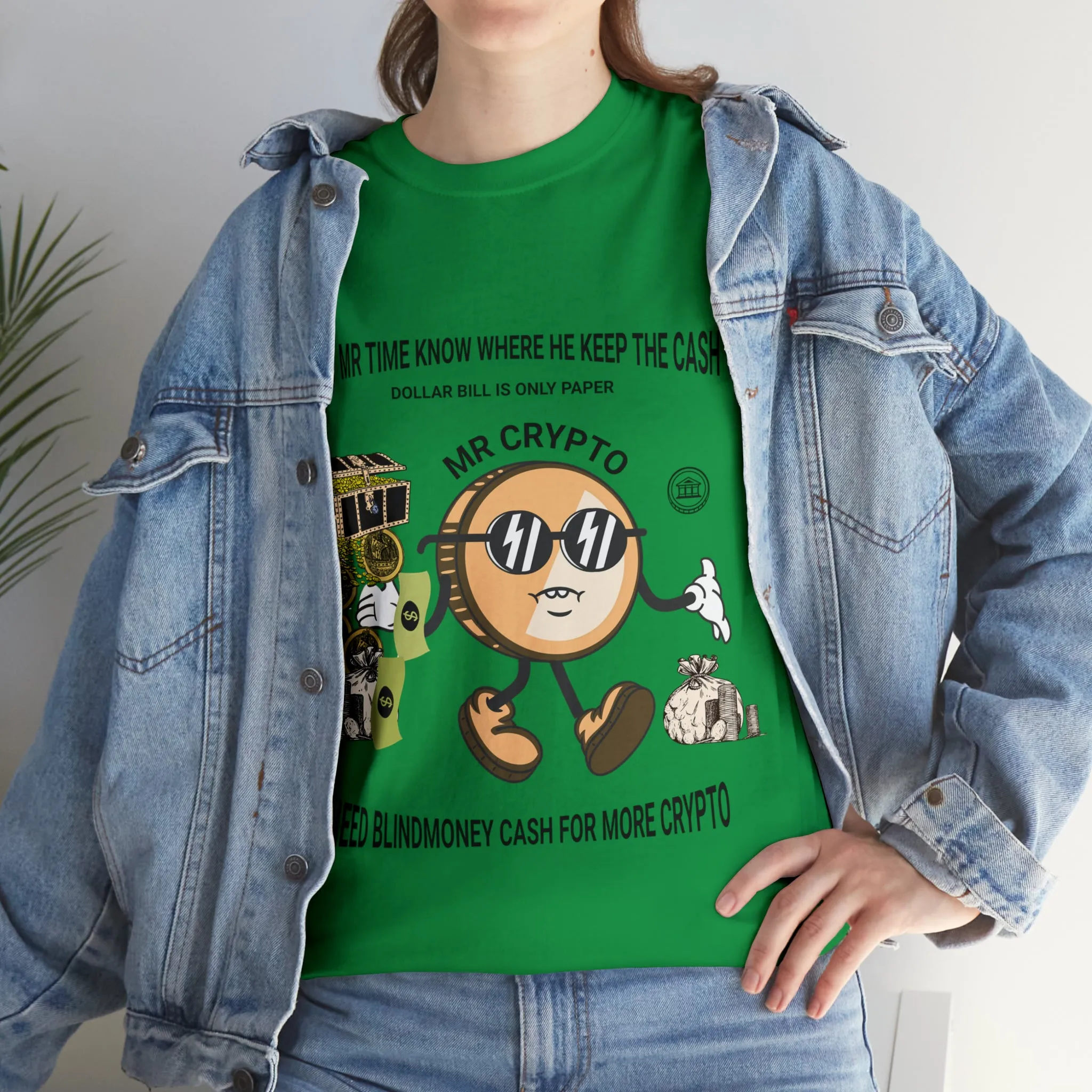 Unisex Heavy Cotton Tee  MR CRYPTO