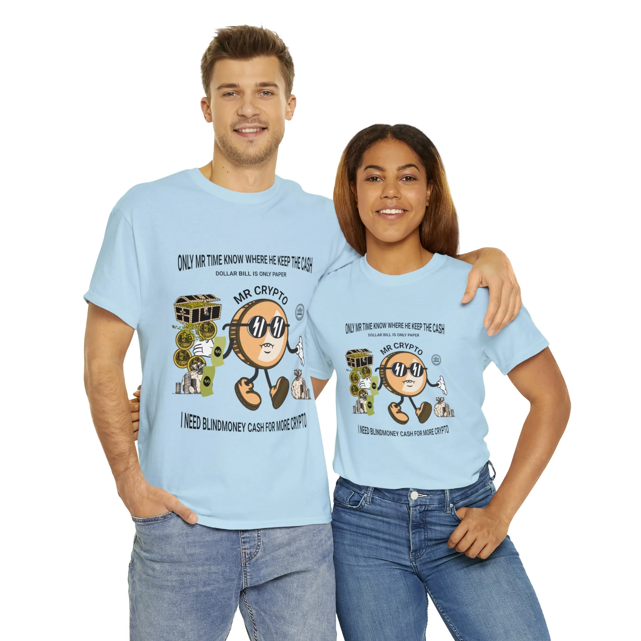 Unisex Heavy Cotton Tee  MR CRYPTO