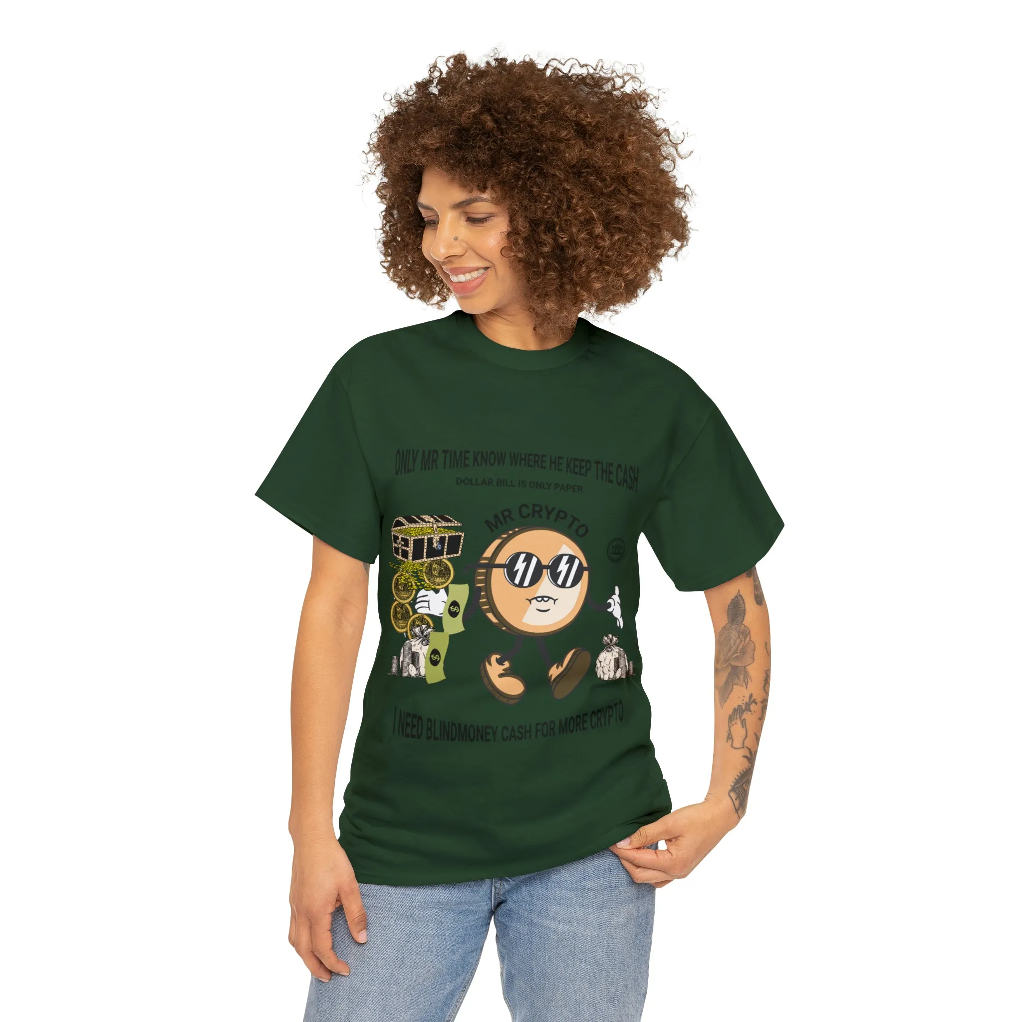 Unisex Heavy Cotton Tee  MR CRYPTO