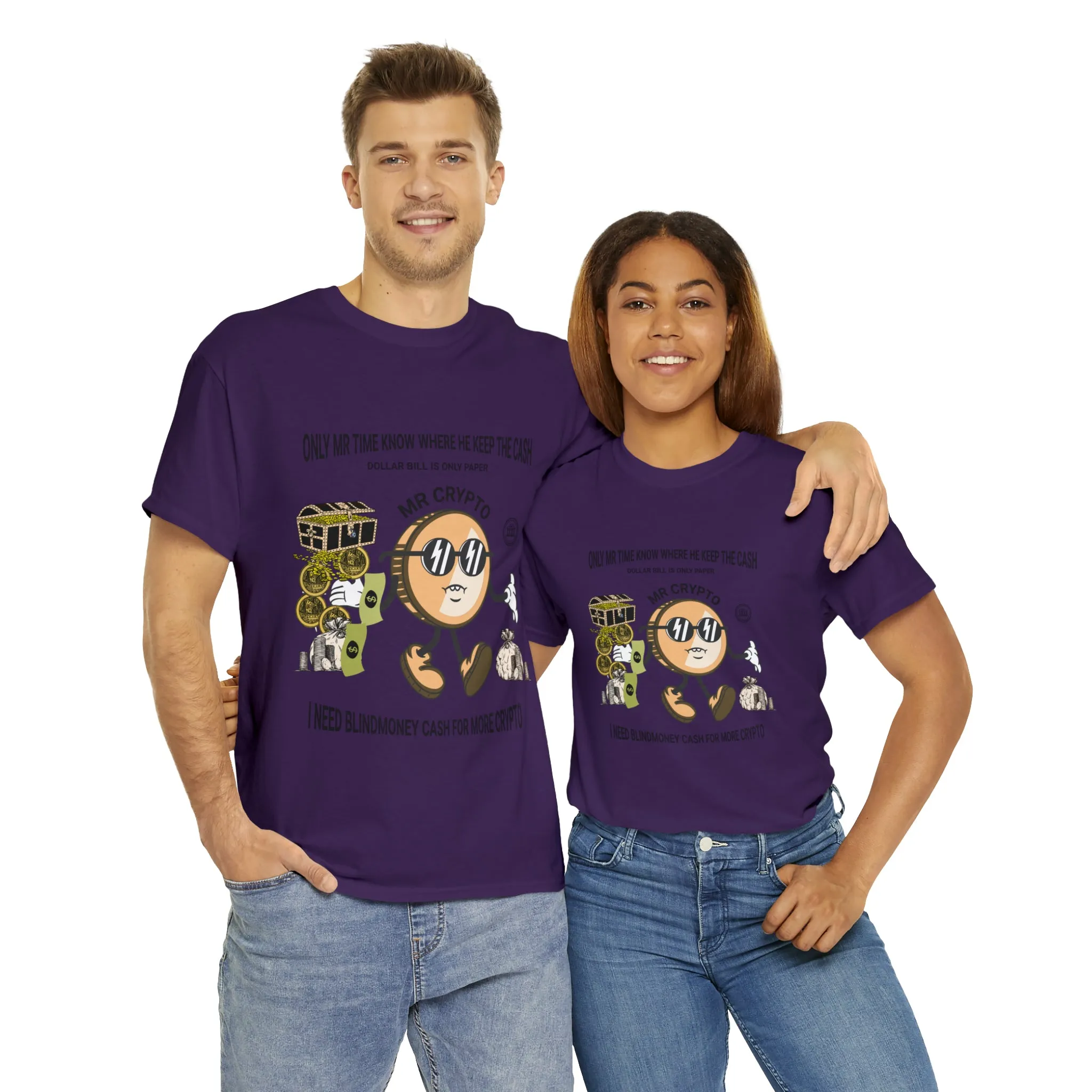 Unisex Heavy Cotton Tee  MR CRYPTO