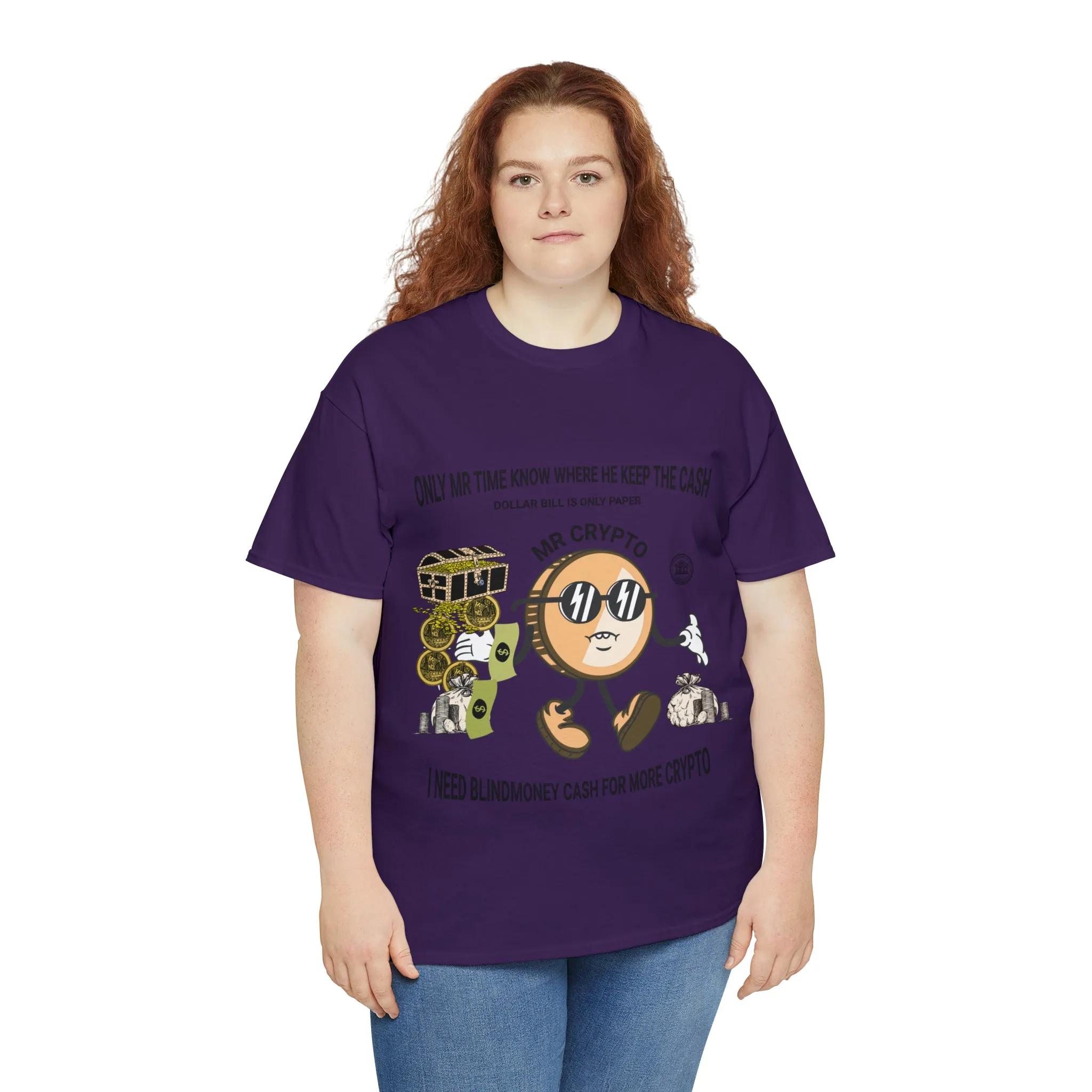 Unisex Heavy Cotton Tee  MR CRYPTO
