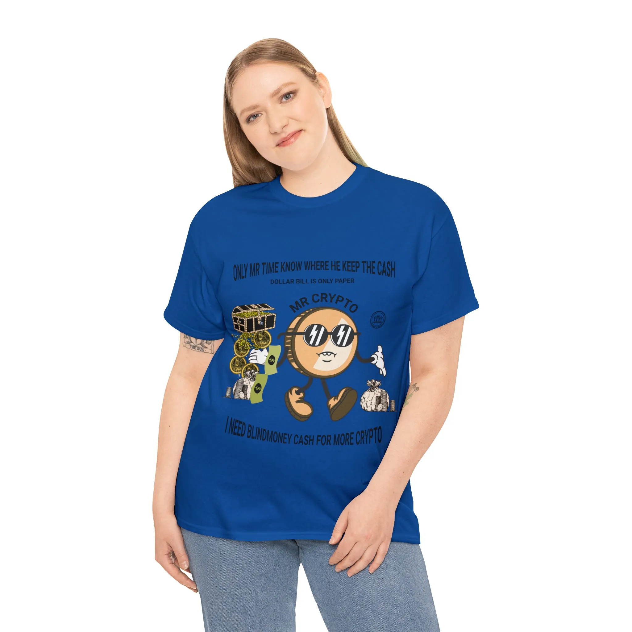 Unisex Heavy Cotton Tee  MR CRYPTO