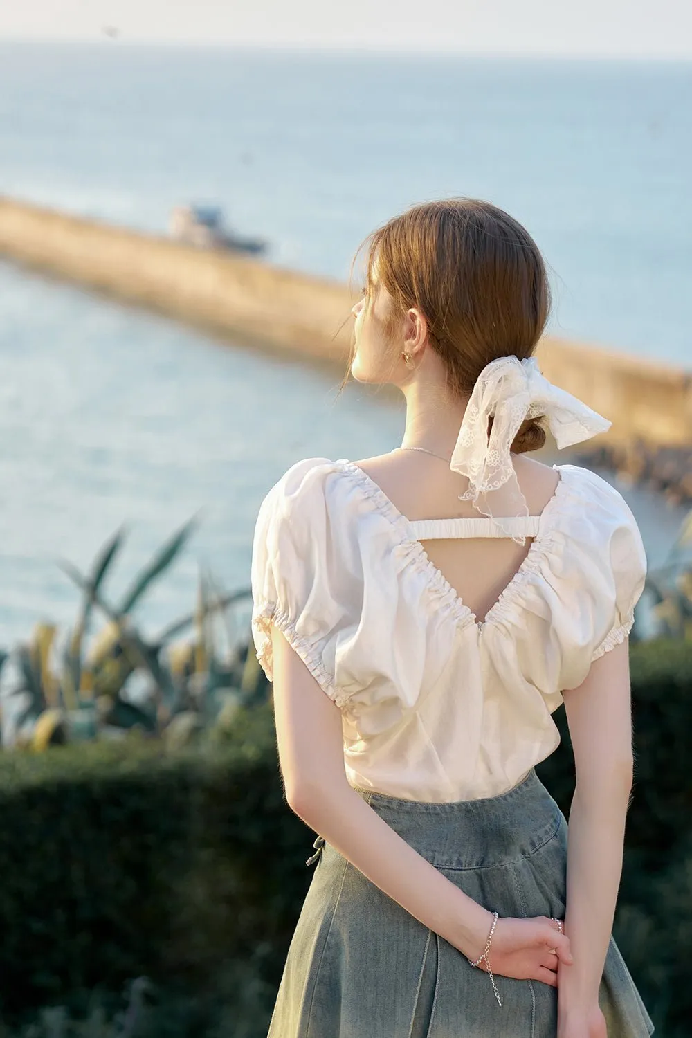 V-neck Blouses for Women