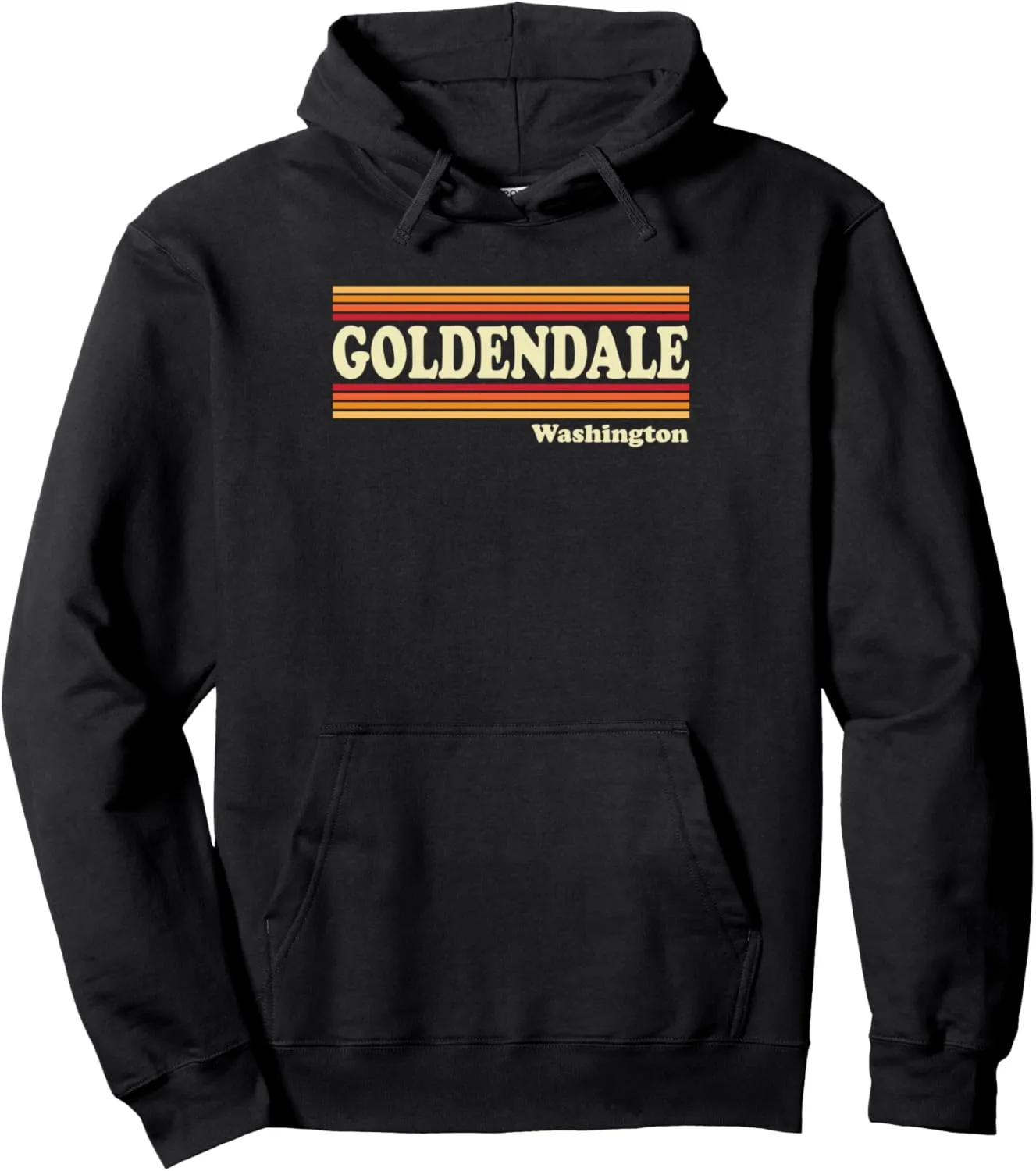 Vintage 1980s Graphic Style Goldendale, Washington Pullover Hoodie