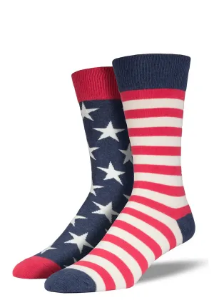 Vintage Flag Men's Crew Socks