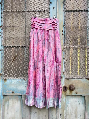 Vintage Silk Pleated Top Skirt - W