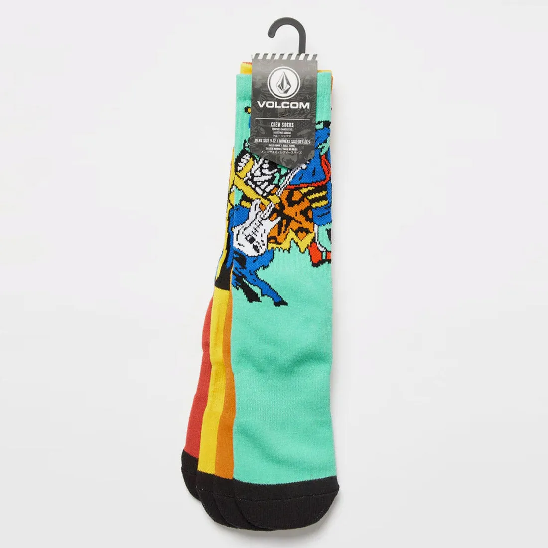 VOLCOM Featured Artist Bob Mollema Sock (4 Pieces) - Mint