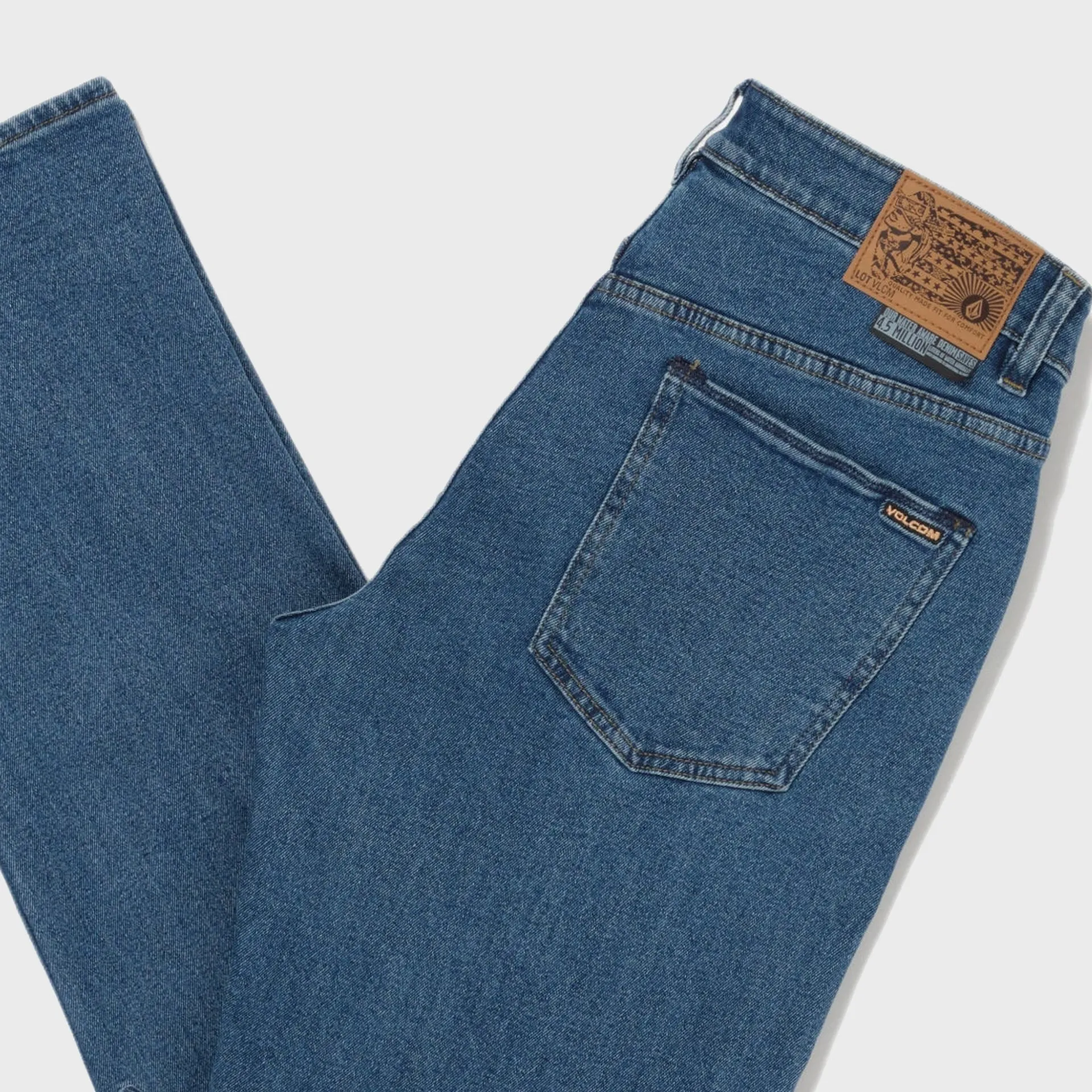 Volcom Mens Modown Jeans - Washed Blue