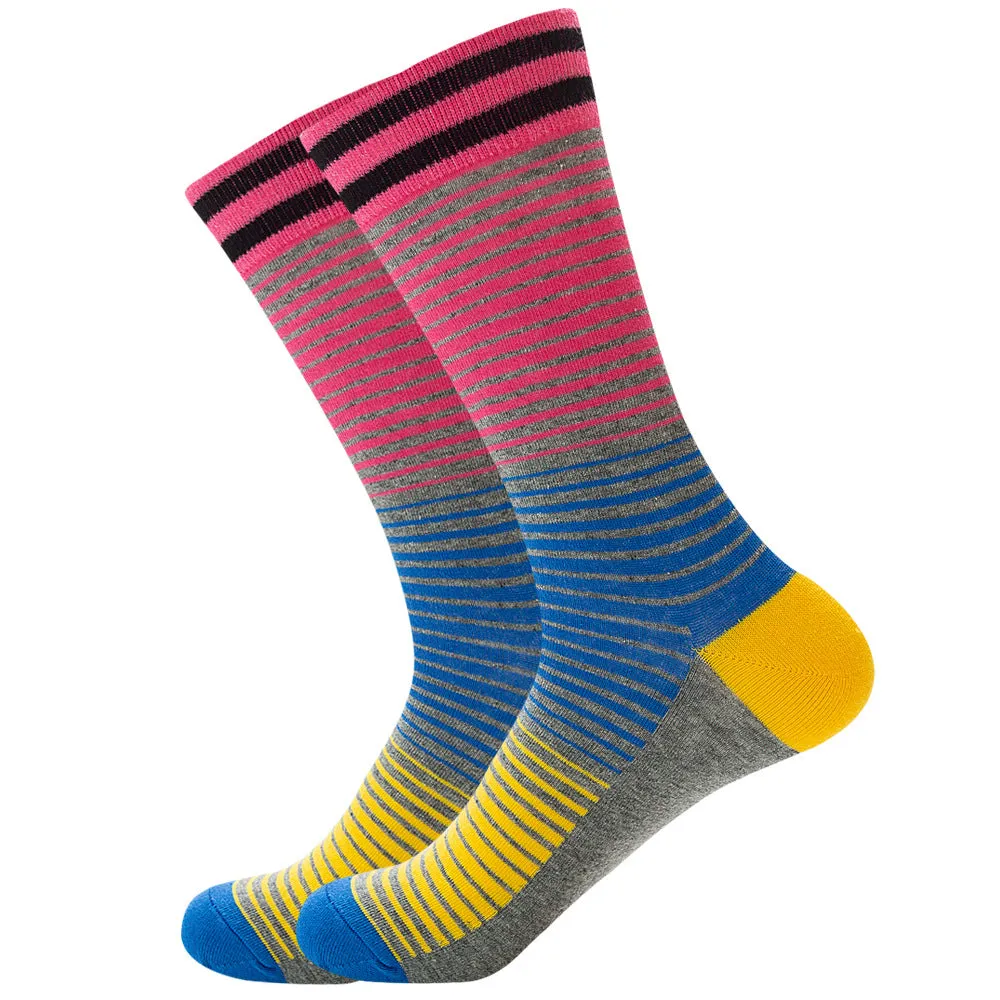 Wave Series Cotton Socks 1 Pair Set