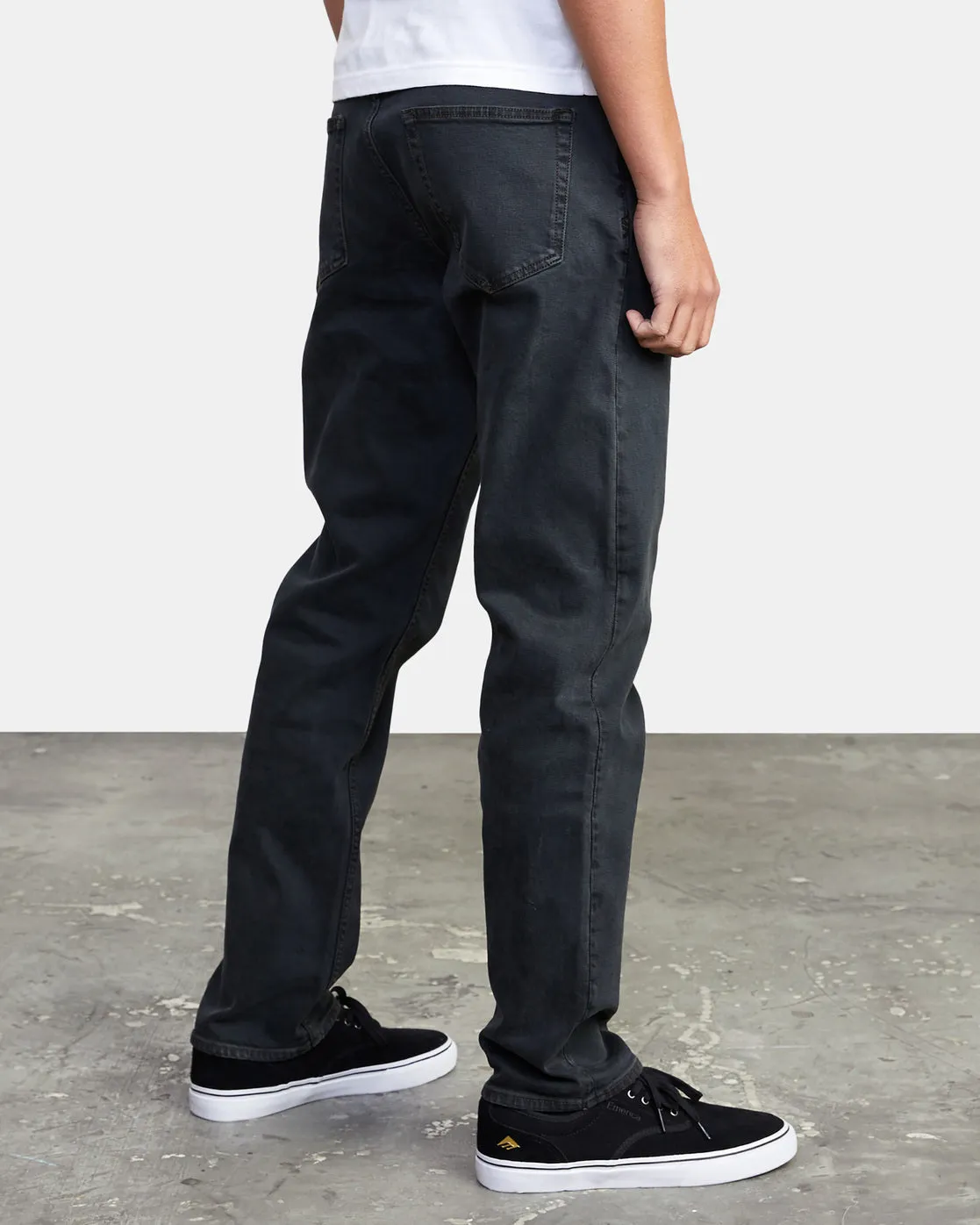 Weekend Relaxed Fit Denim Jeans - Black Overdye