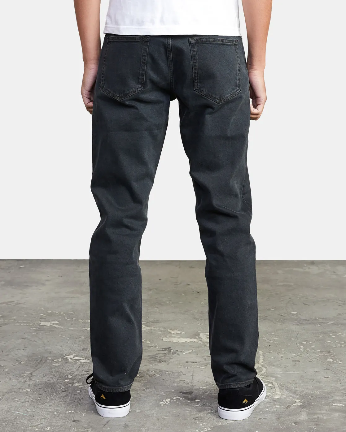 Weekend Relaxed Fit Denim Jeans - Black Overdye
