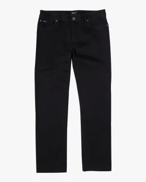 Weekend Relaxed Fit Denim Jeans - Black Overdye